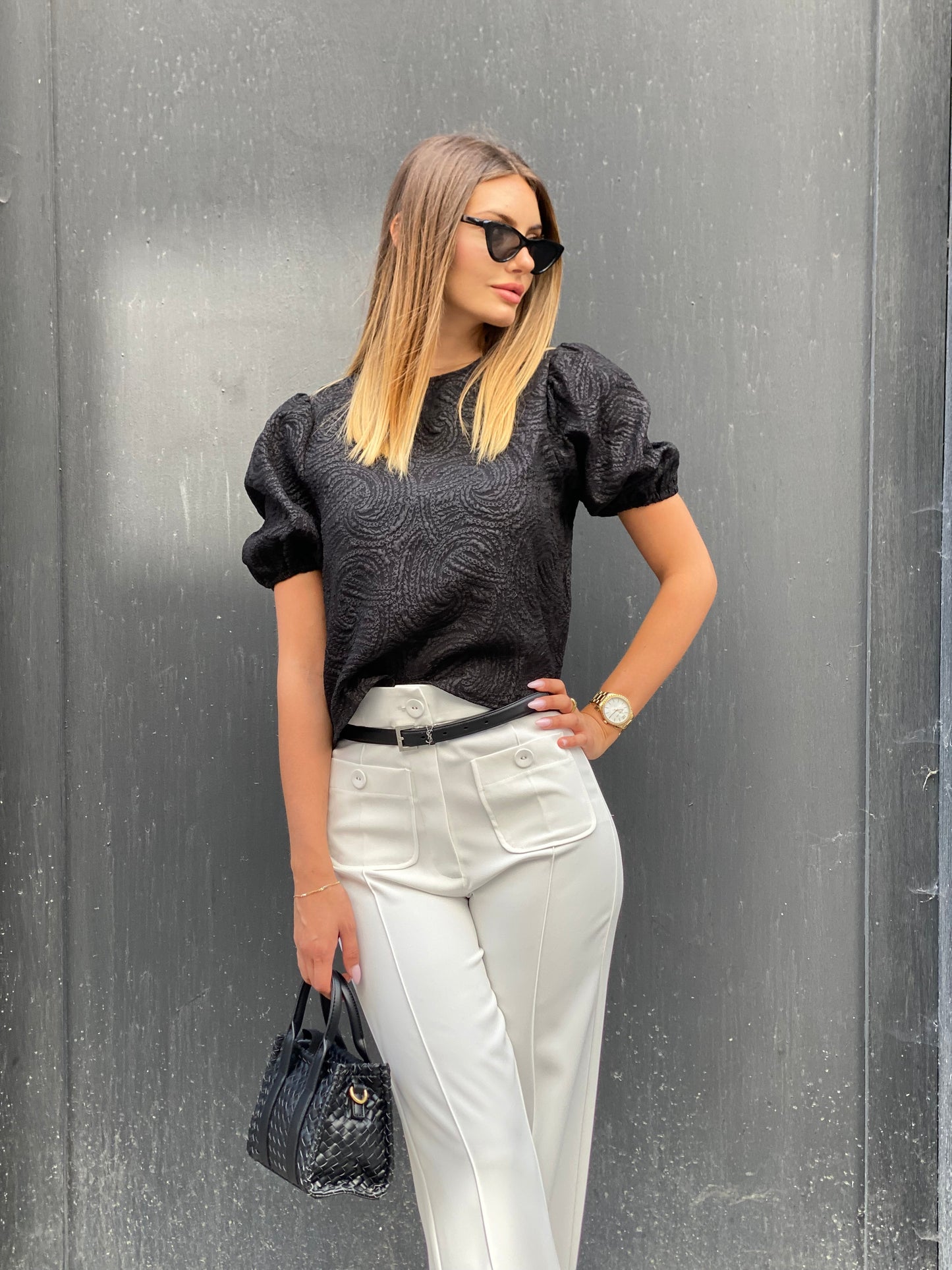 Blouse Laura noire