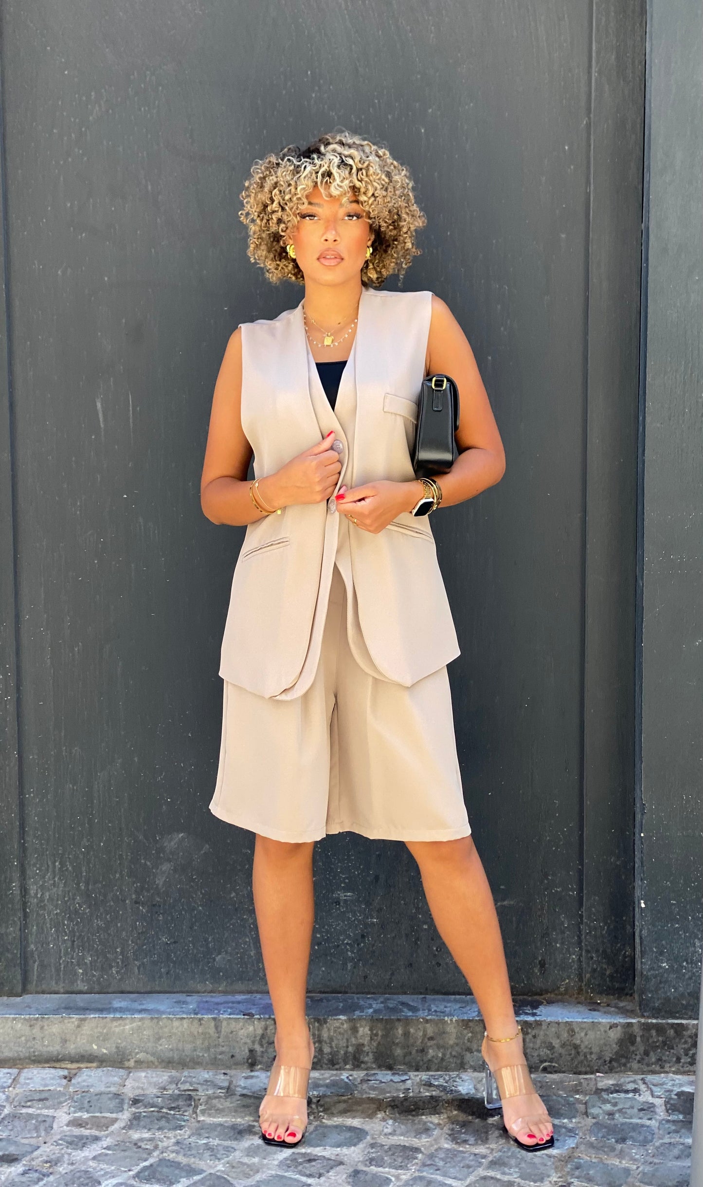 Ensemble ceddy beige