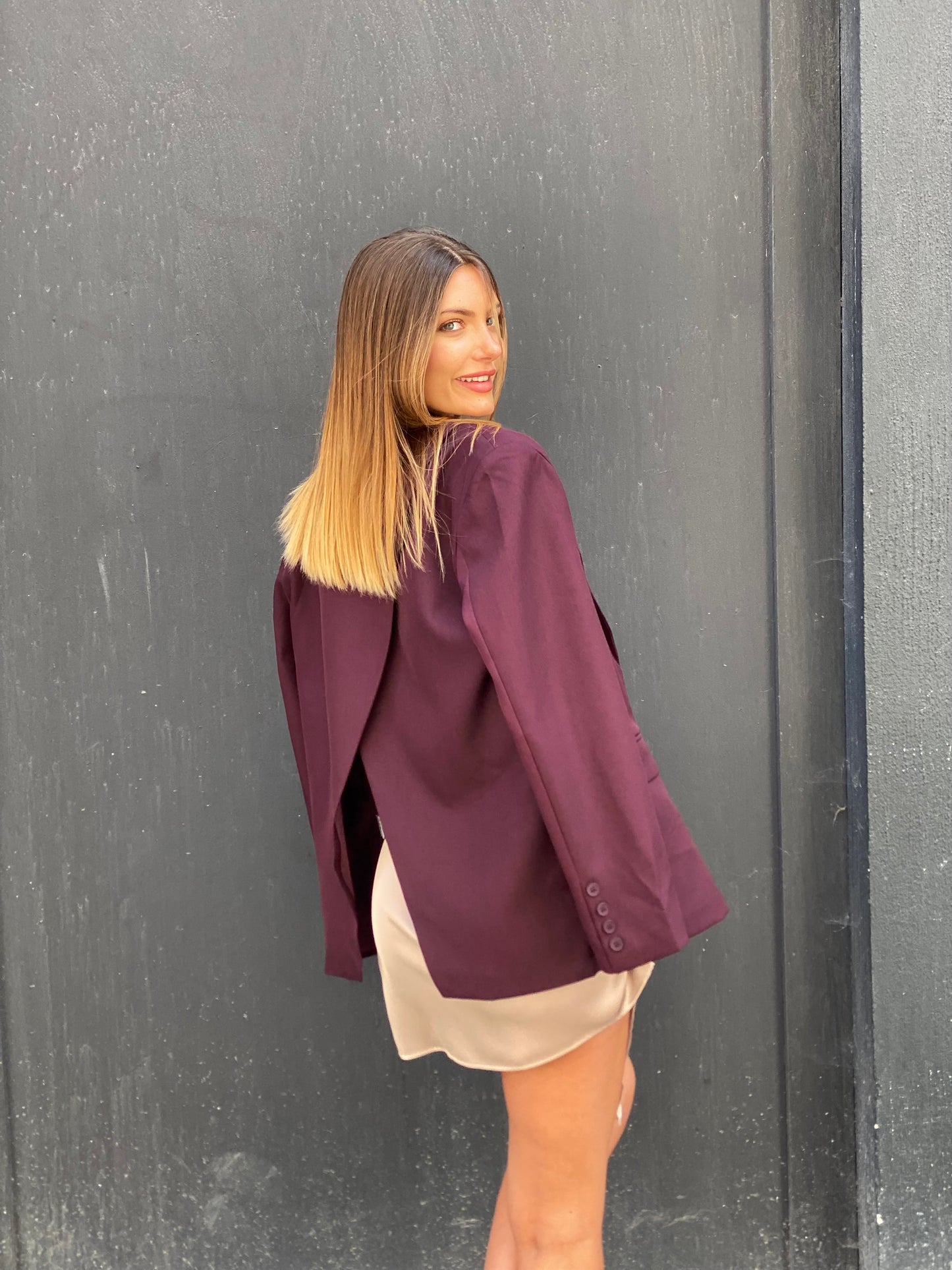 Blazer Ines bordeaux