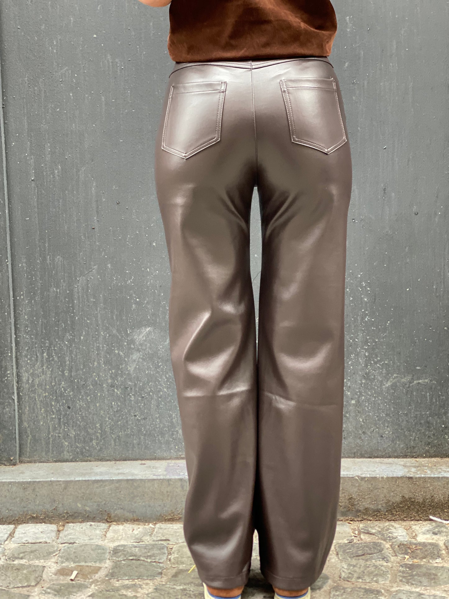 Pantalon May similicuir