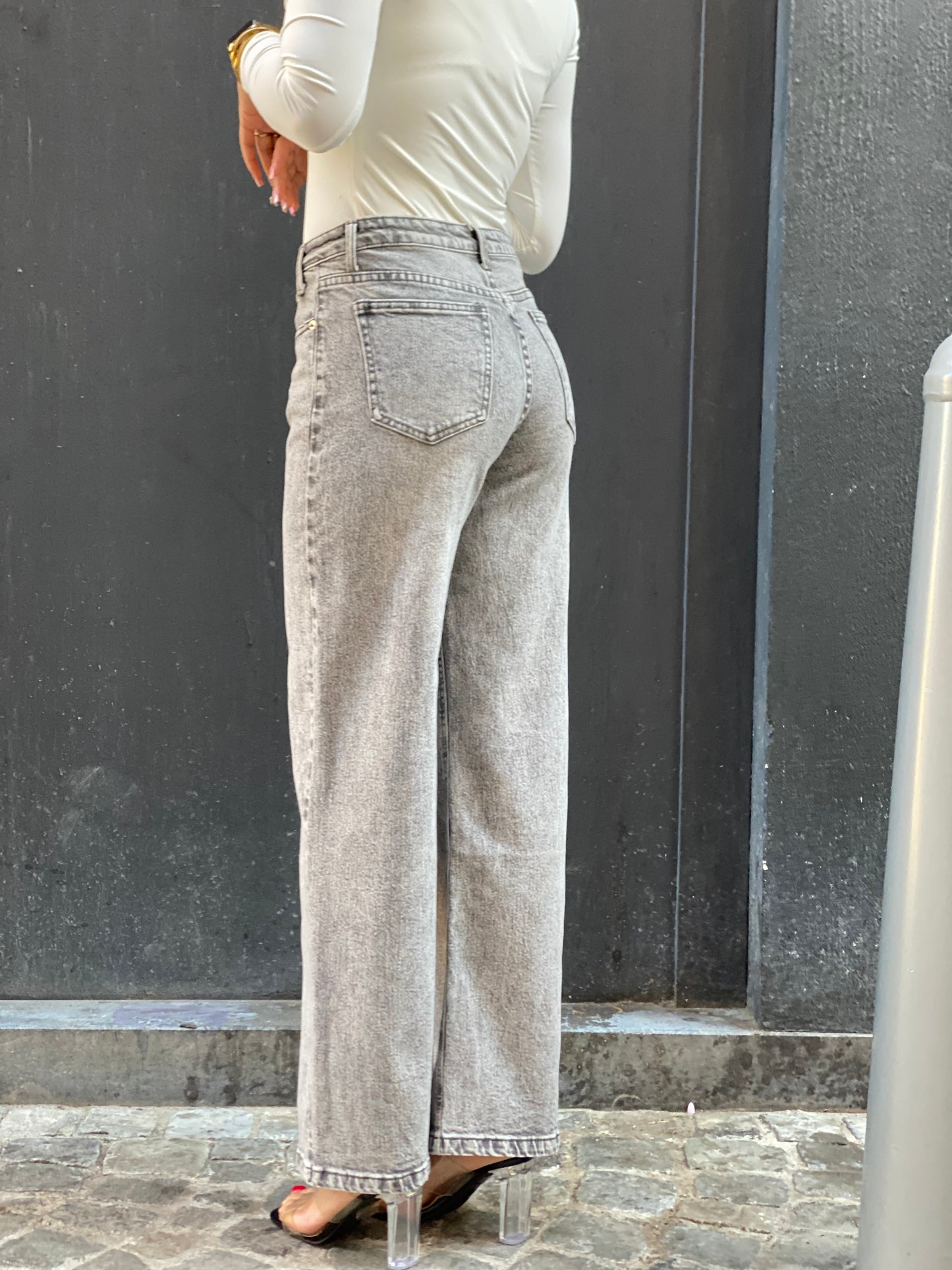 Jeans Zana gris