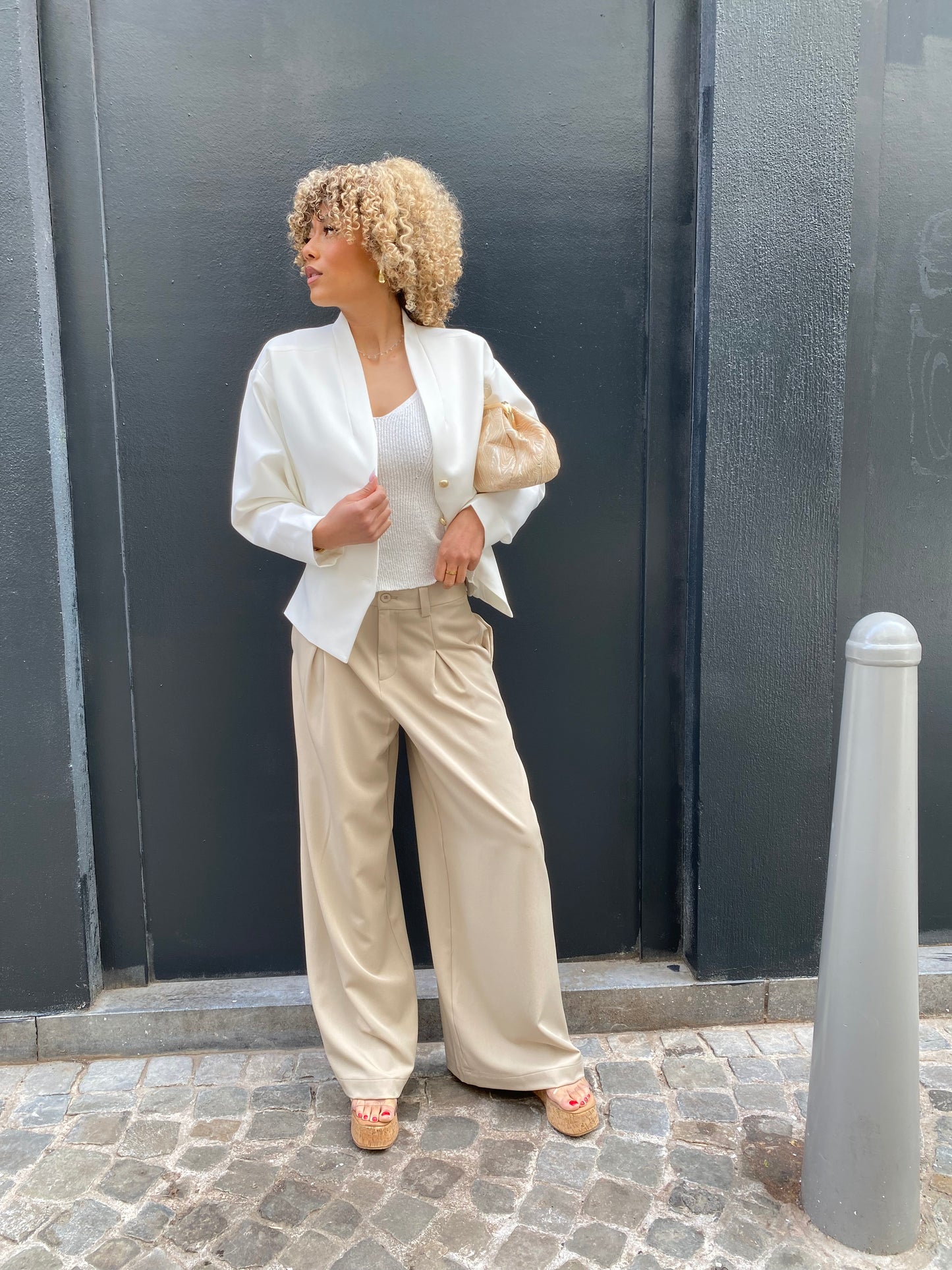 Pantalon Myra beige