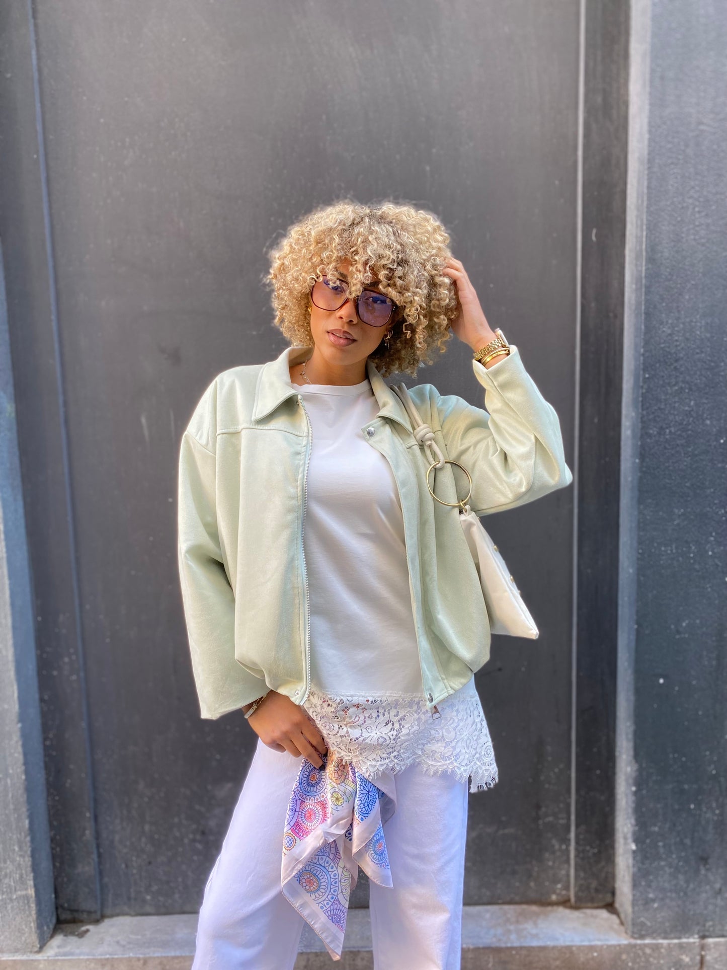 Veste Xuna menthe