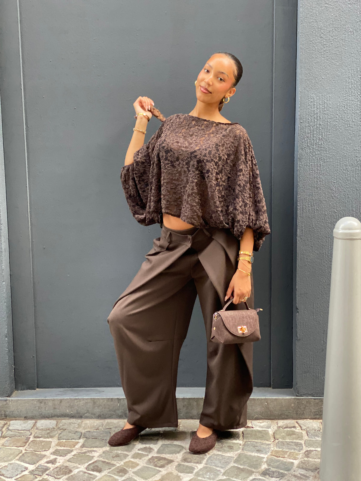 Pantalon large Zarah