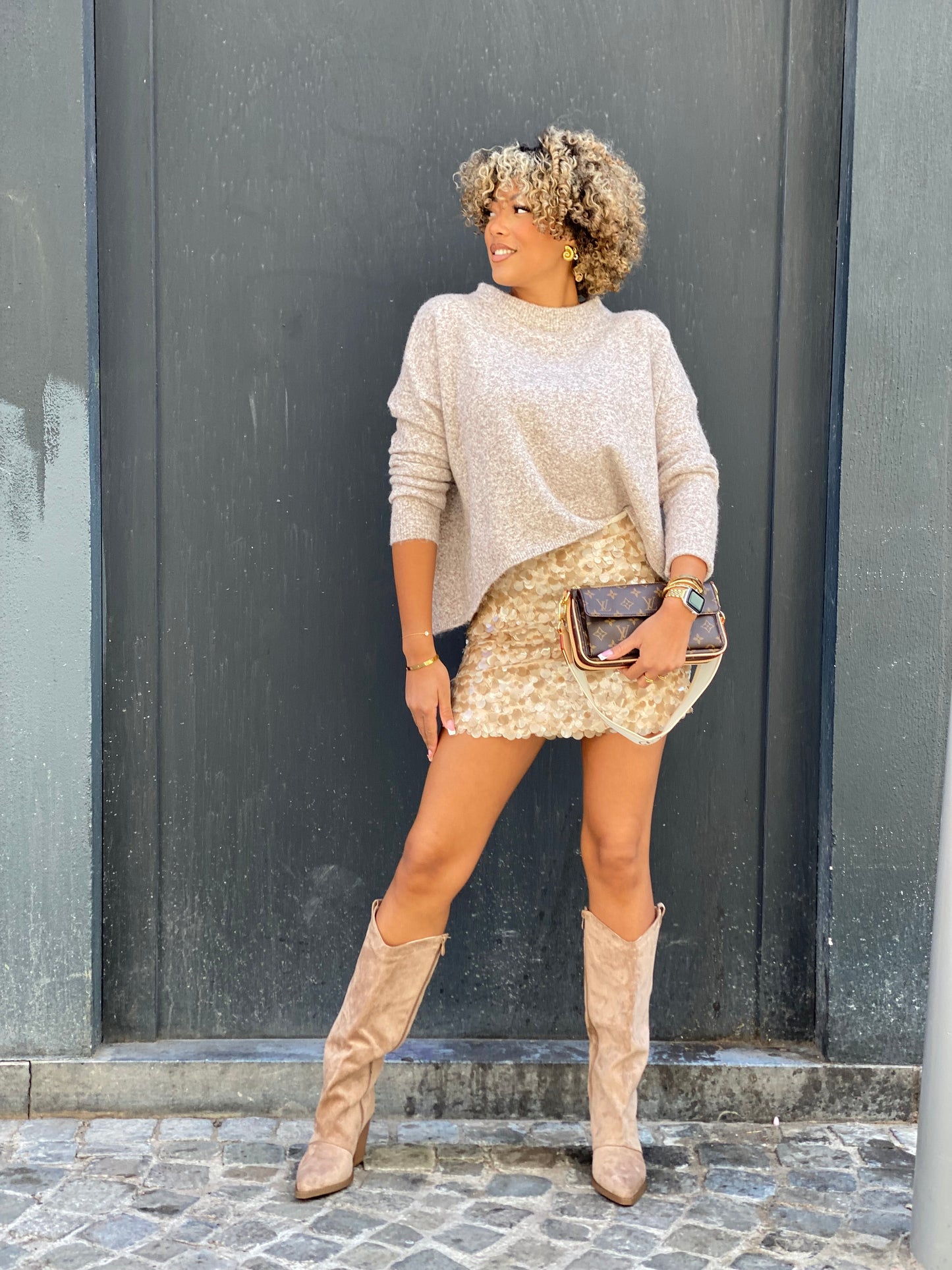 Bottes Yvana beige
