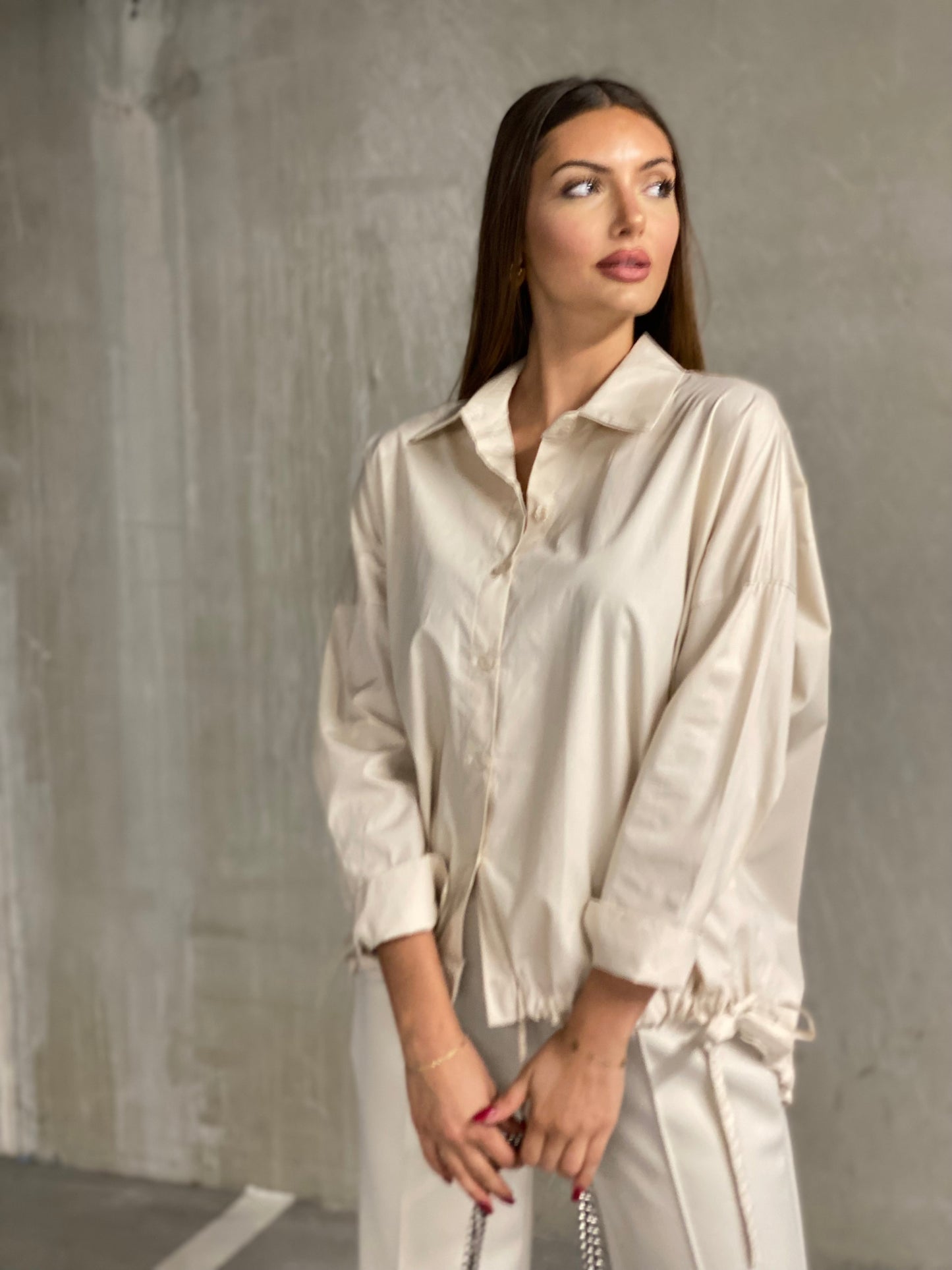Chemise aurélie beige