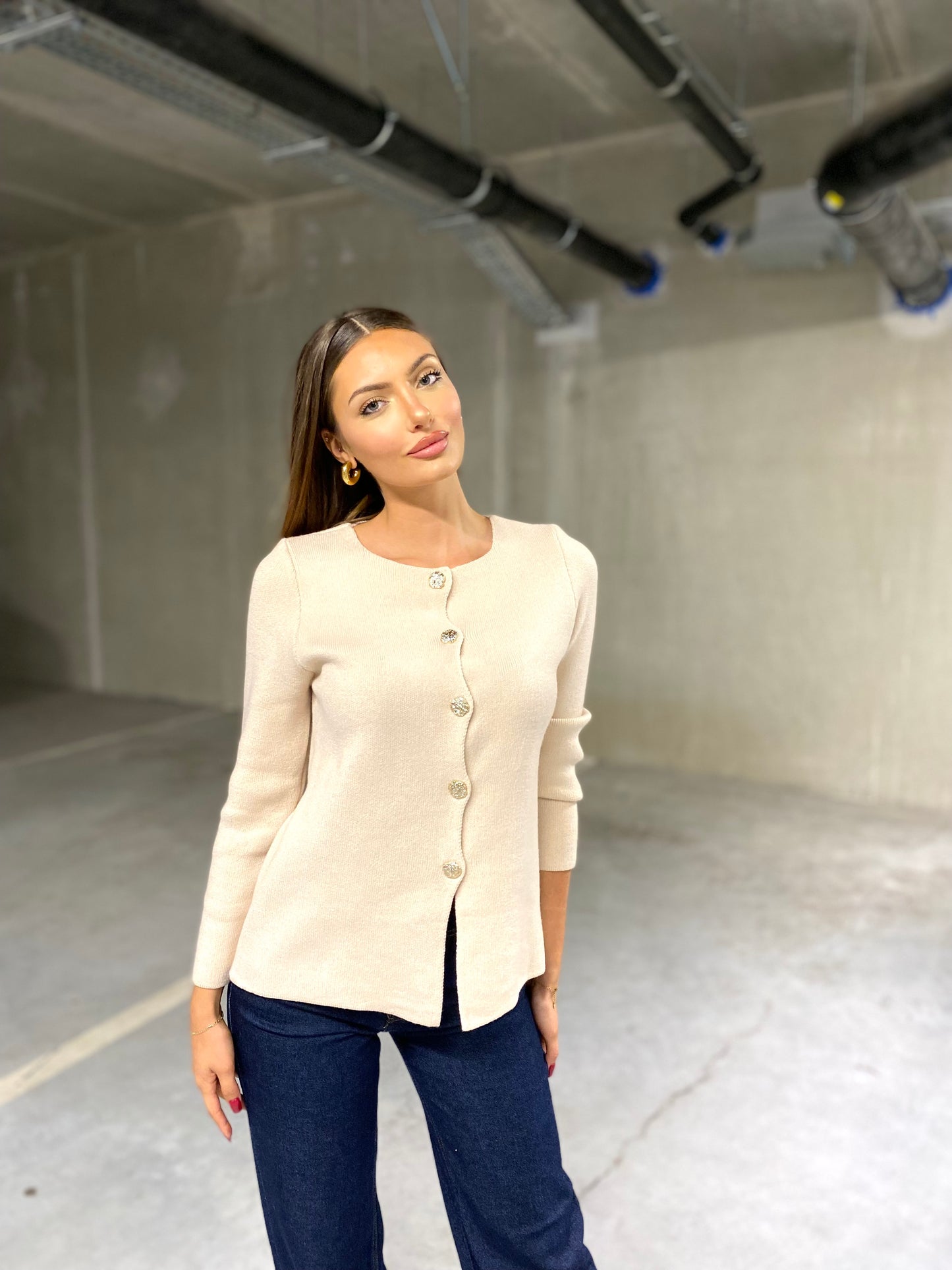 Pull Sofia beige