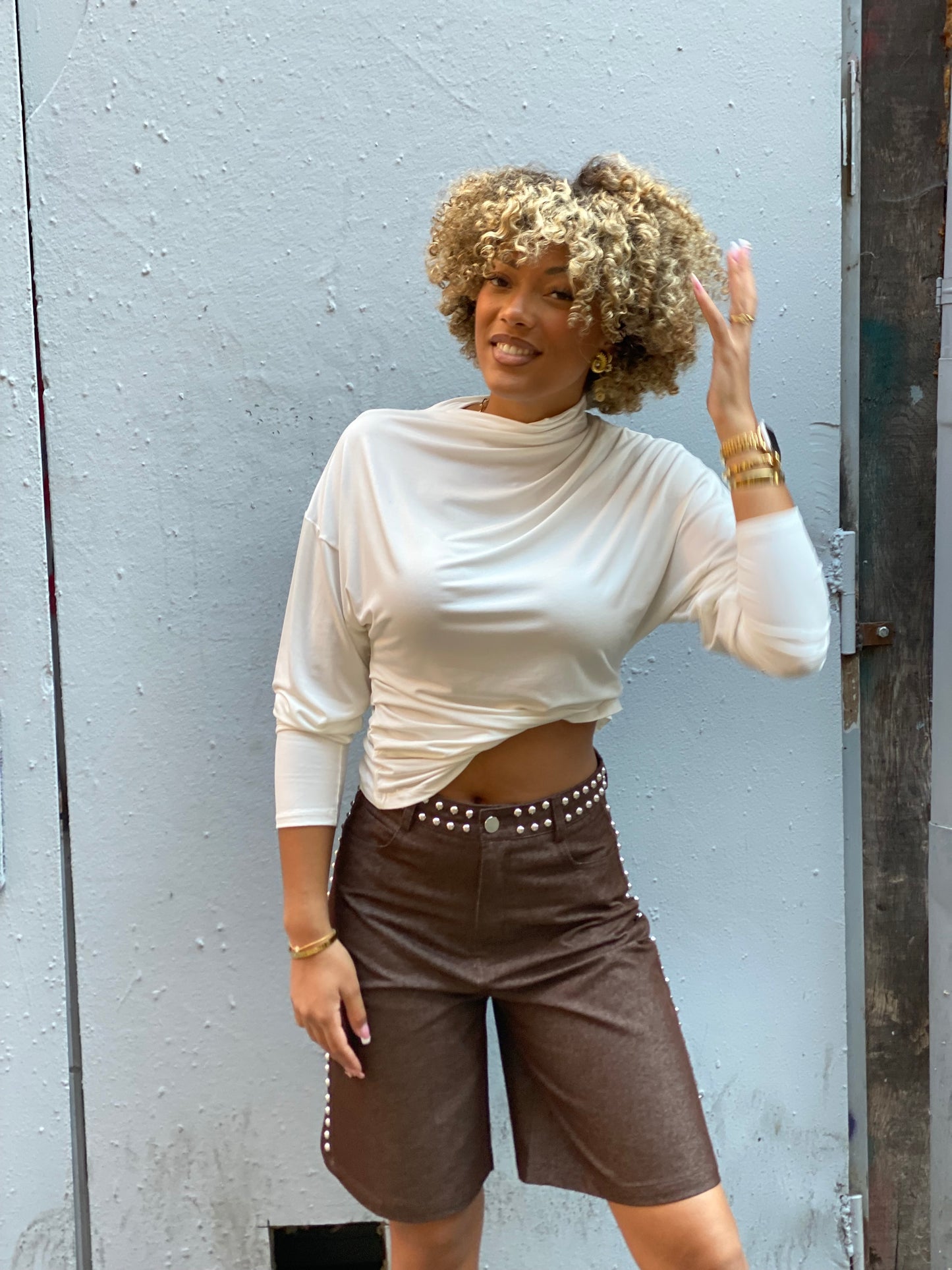 Blouse Kenza blanche