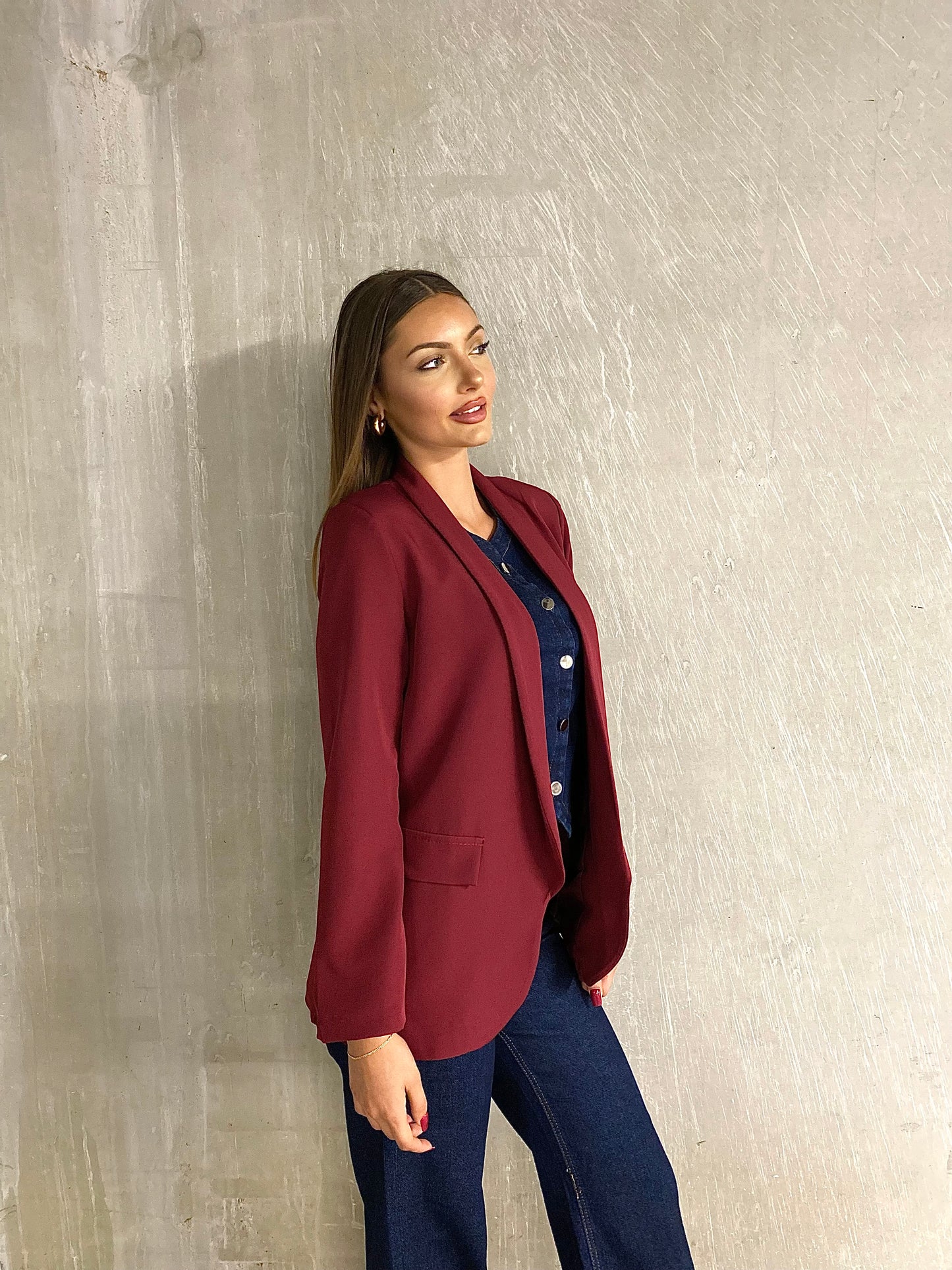 Blazer Lili bordeaux 