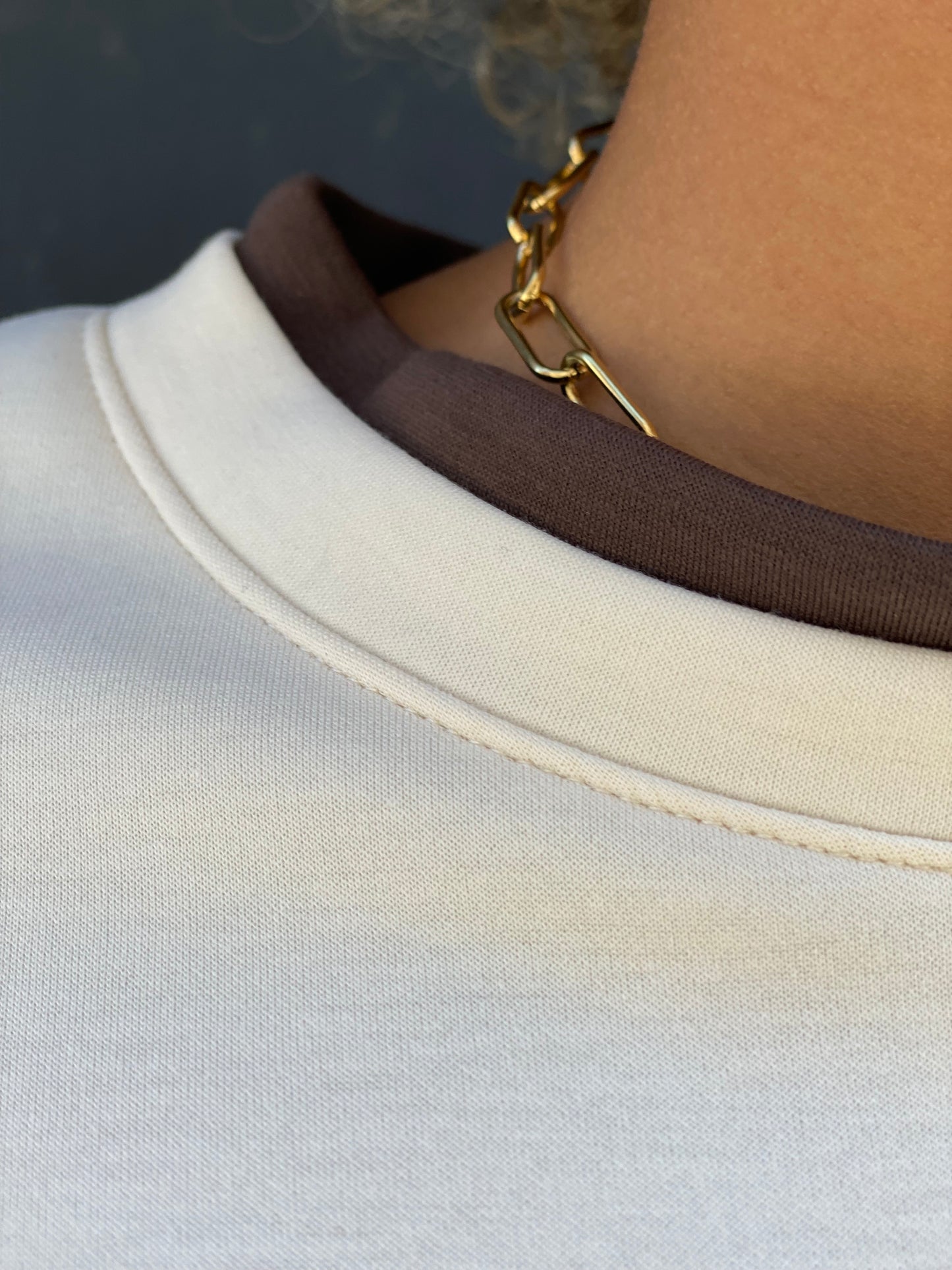 T-shirt duo beige