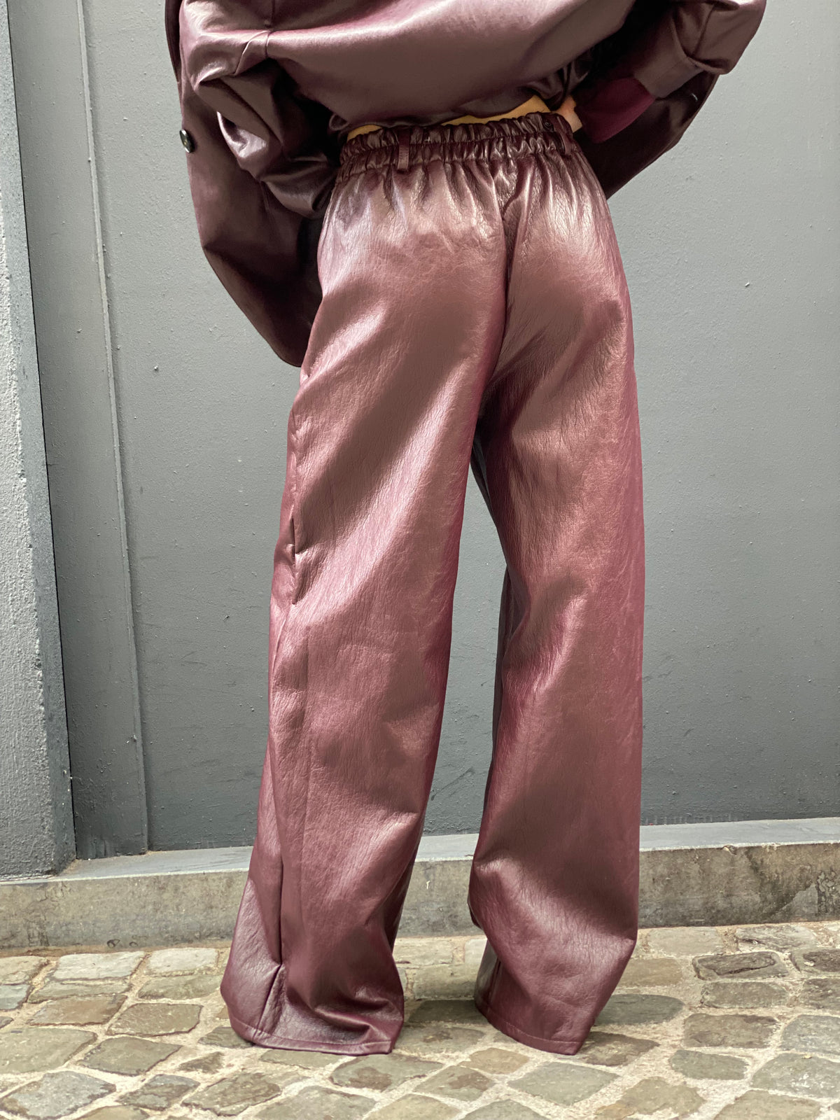 Pantalon similicuir Ilona