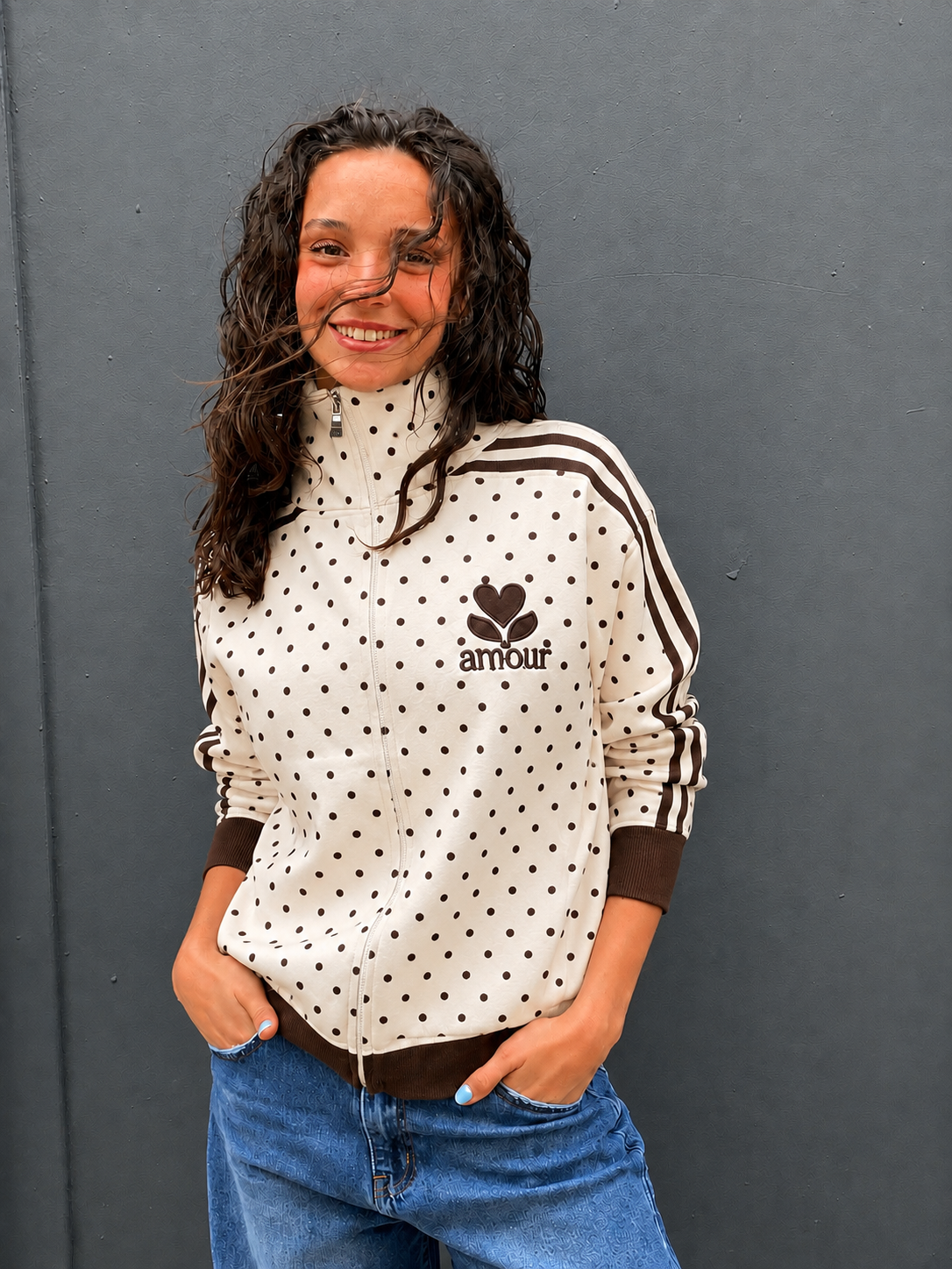 Pull gilet, amour