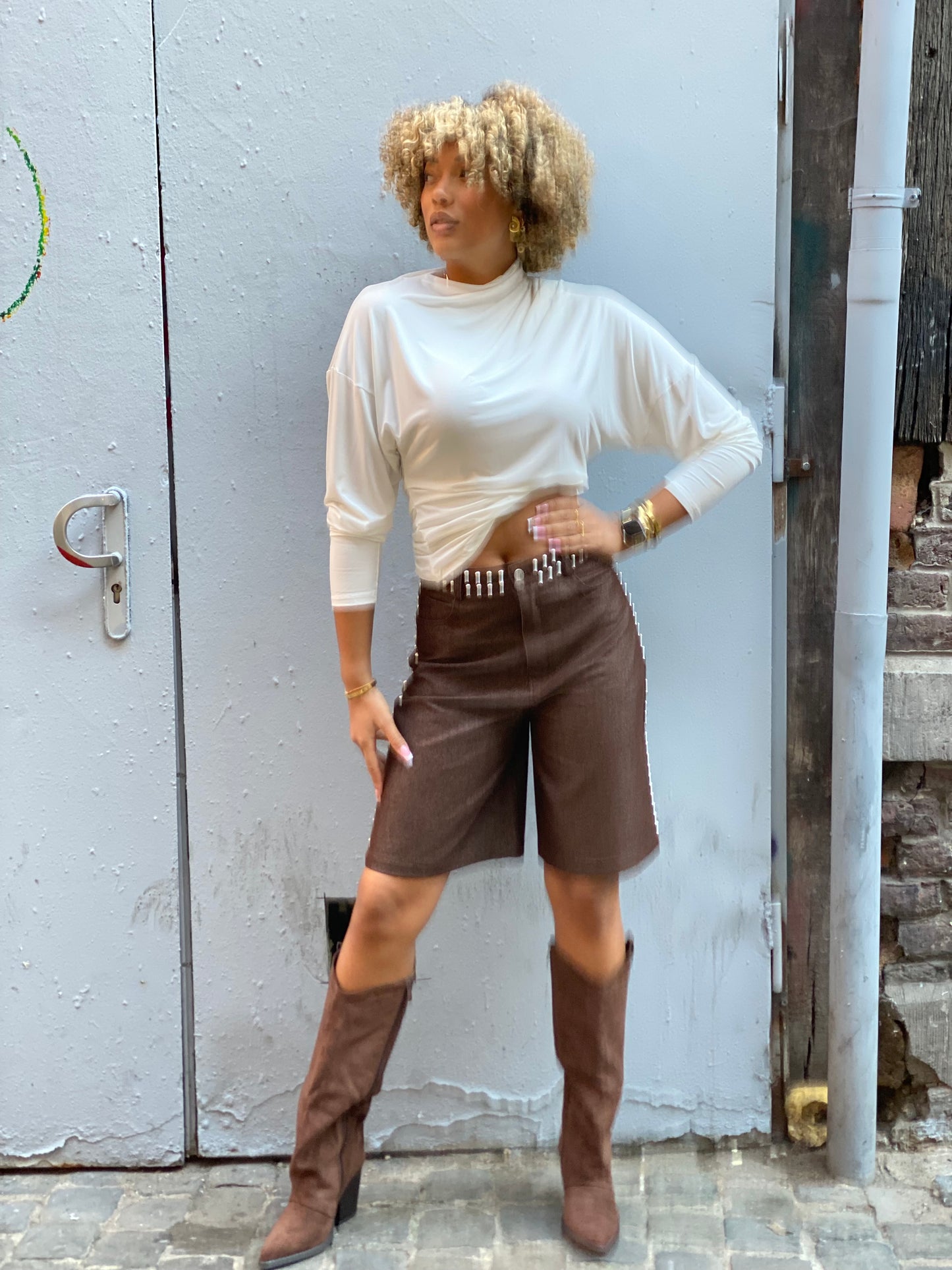 Blouse Kenza blanche
