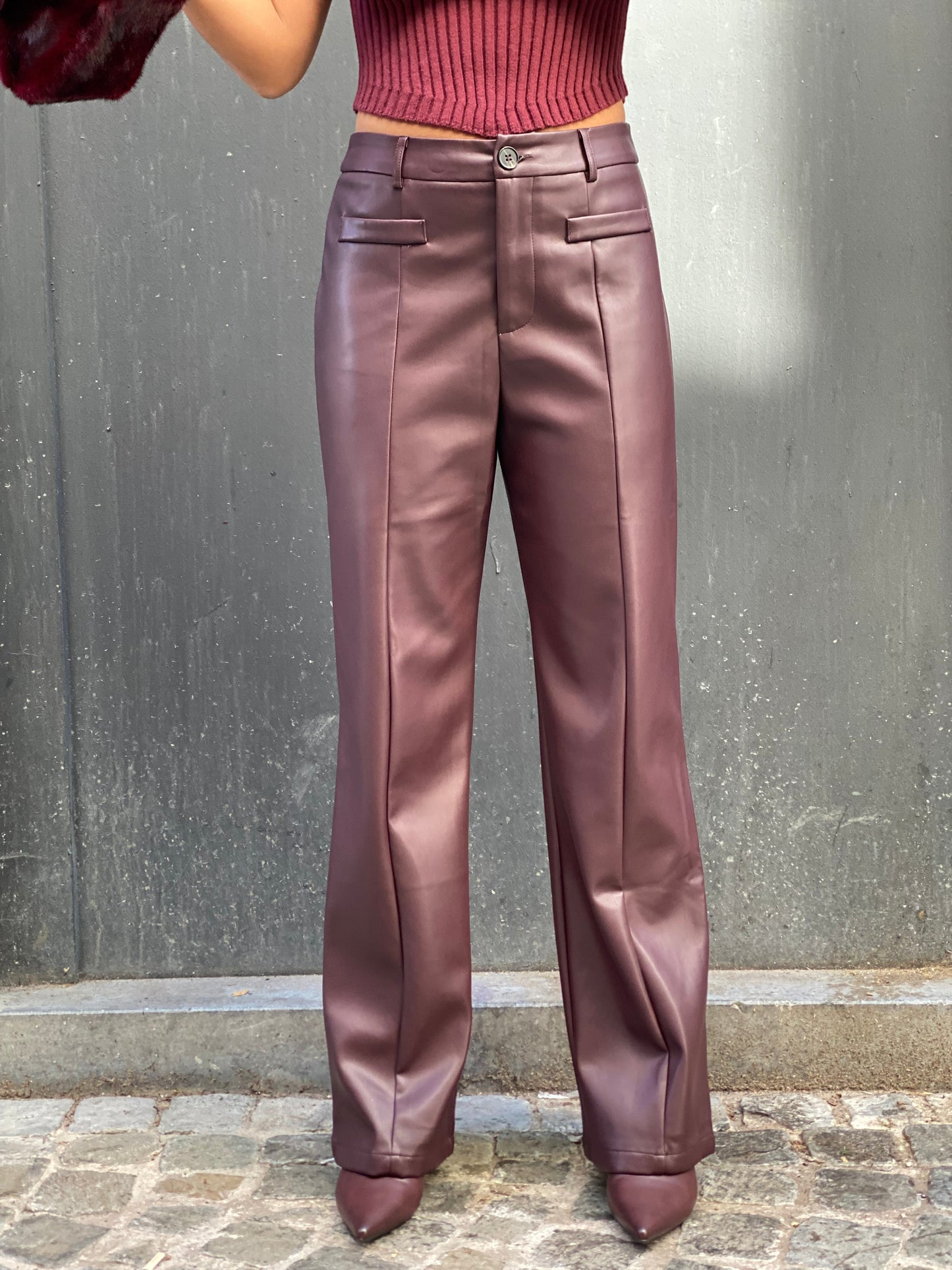Pantalon vina