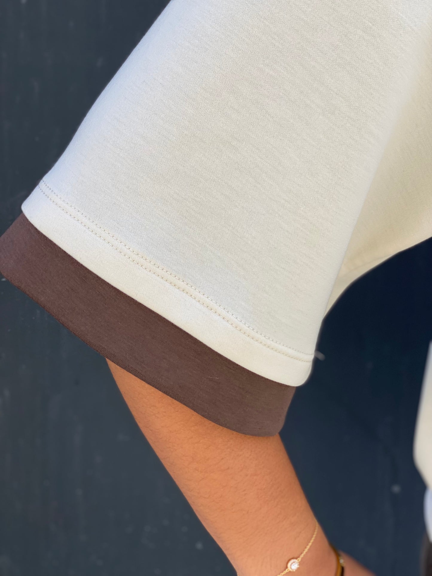 T-shirt duo beige