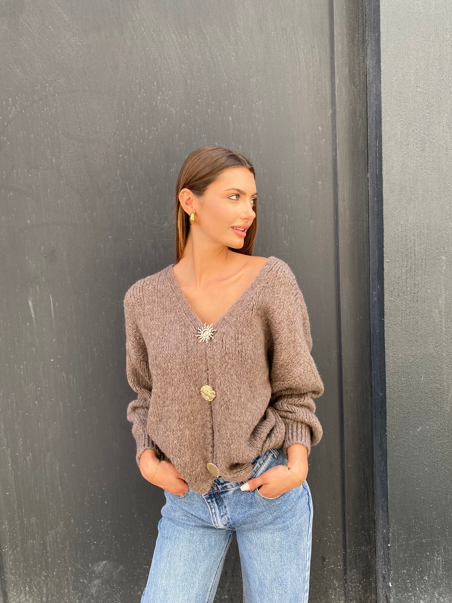 Gilet soleil, taupe