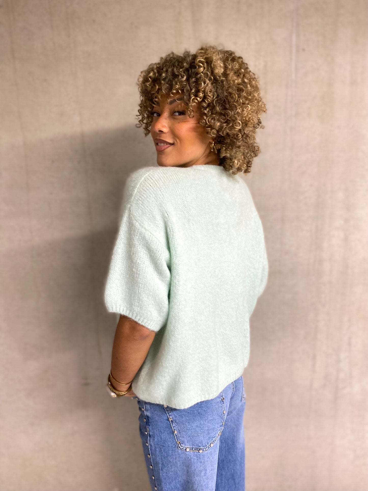Pull Laura menthe