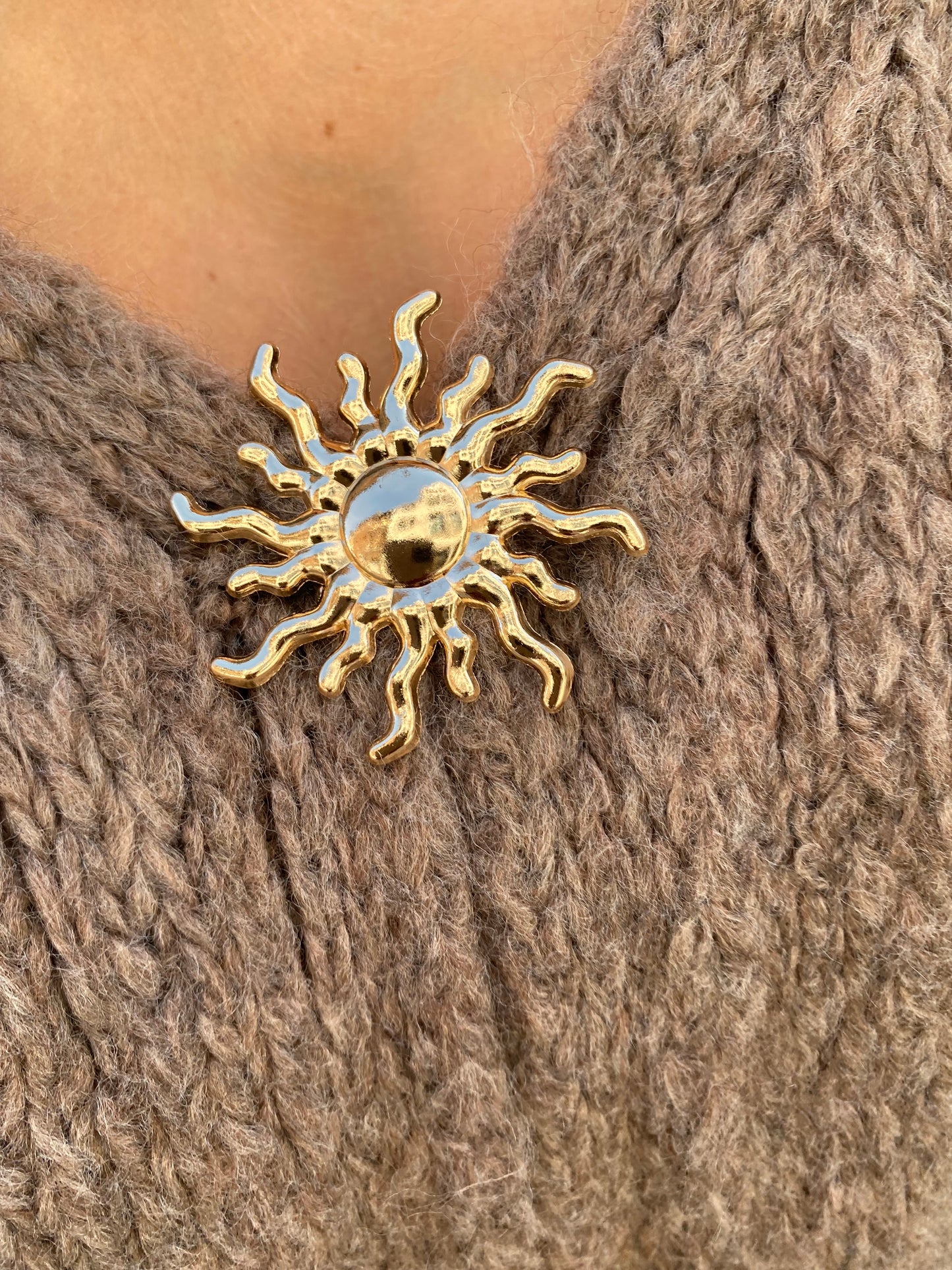 Gilet soleil, taupe