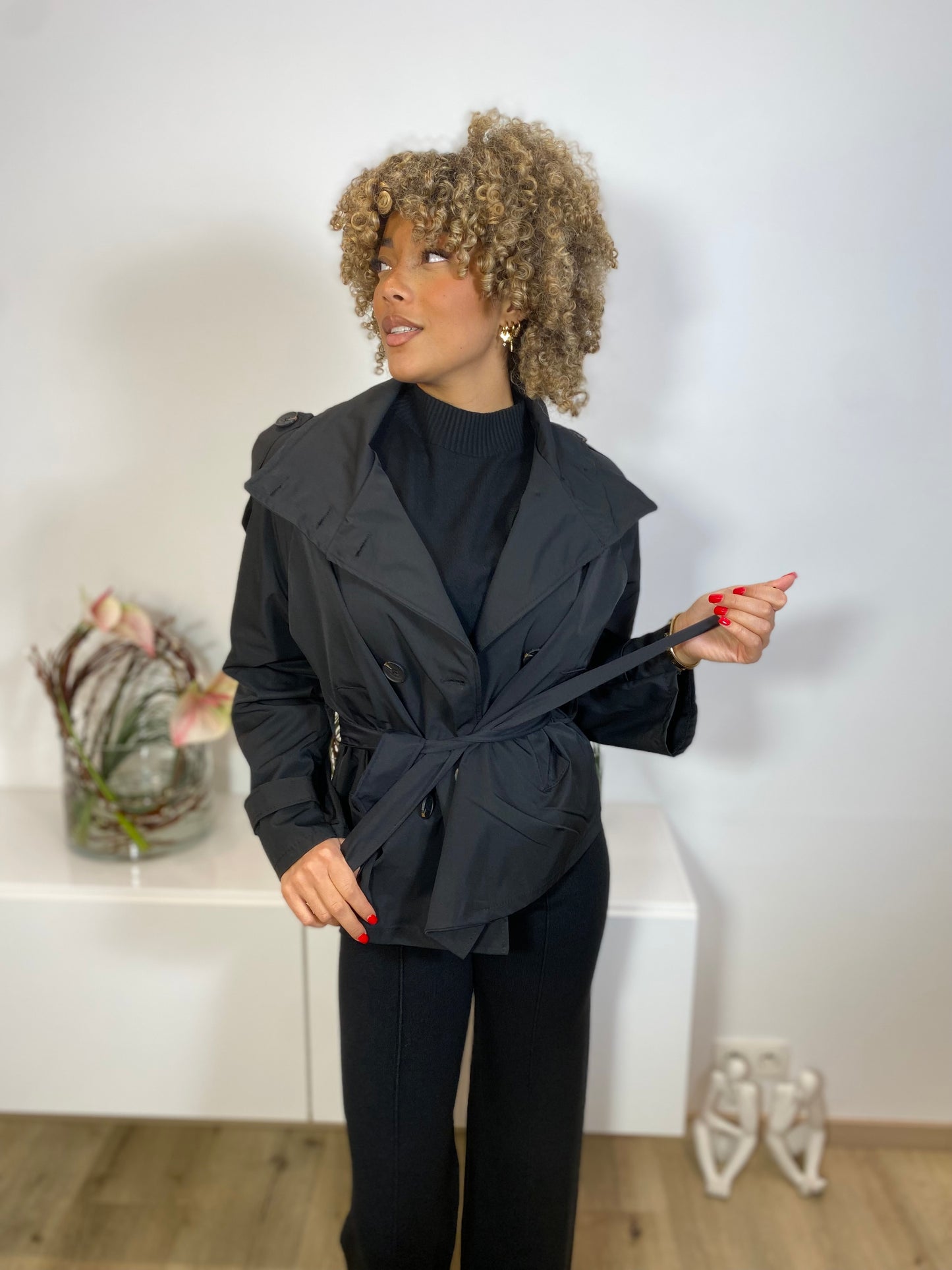 Veste trench noir Seyne