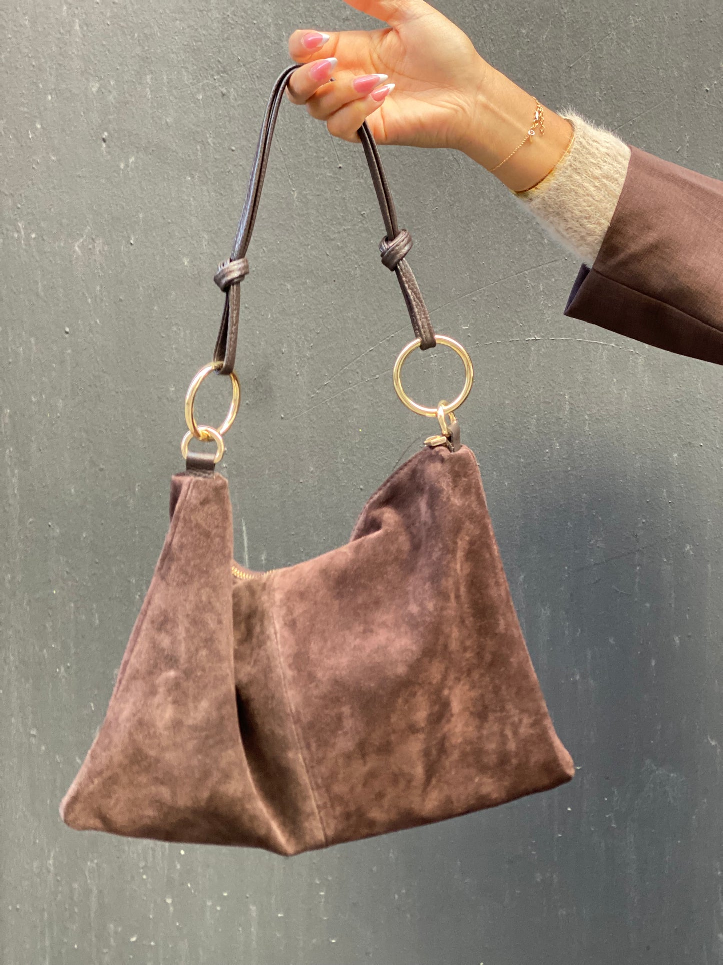 Sac cuir marron