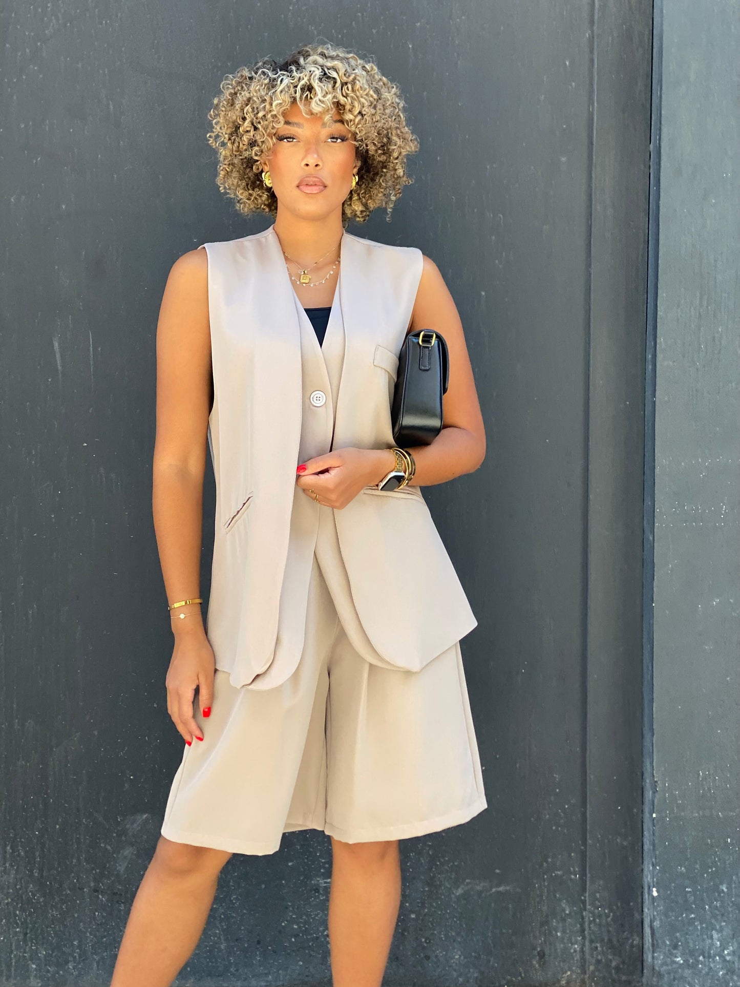 Ensemble ceddy beige