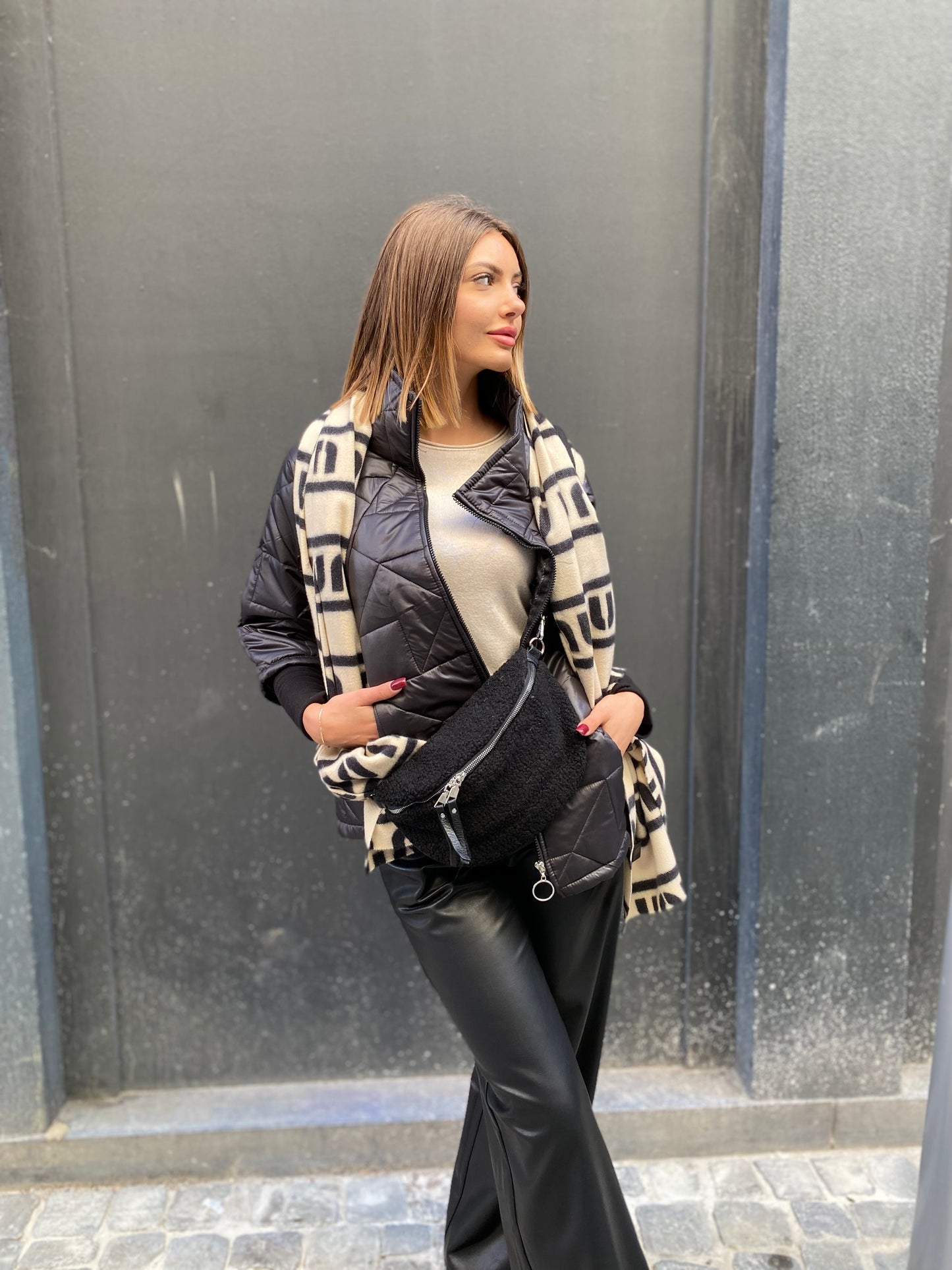 Écharpes inspiration miu-miu beige