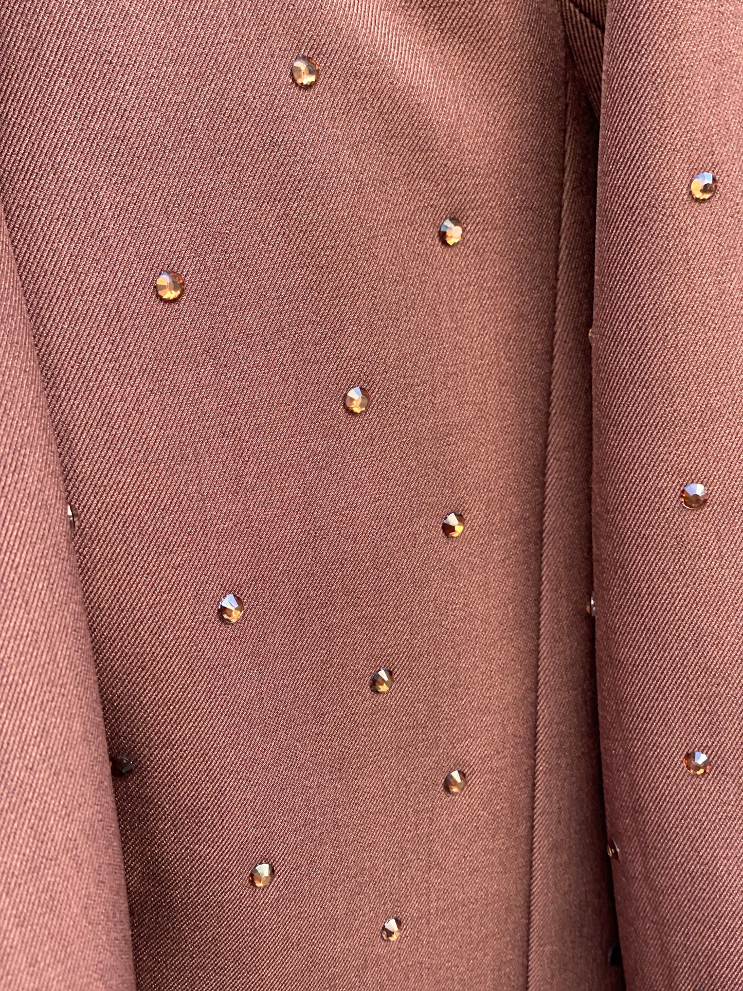 Blazer diamant brun