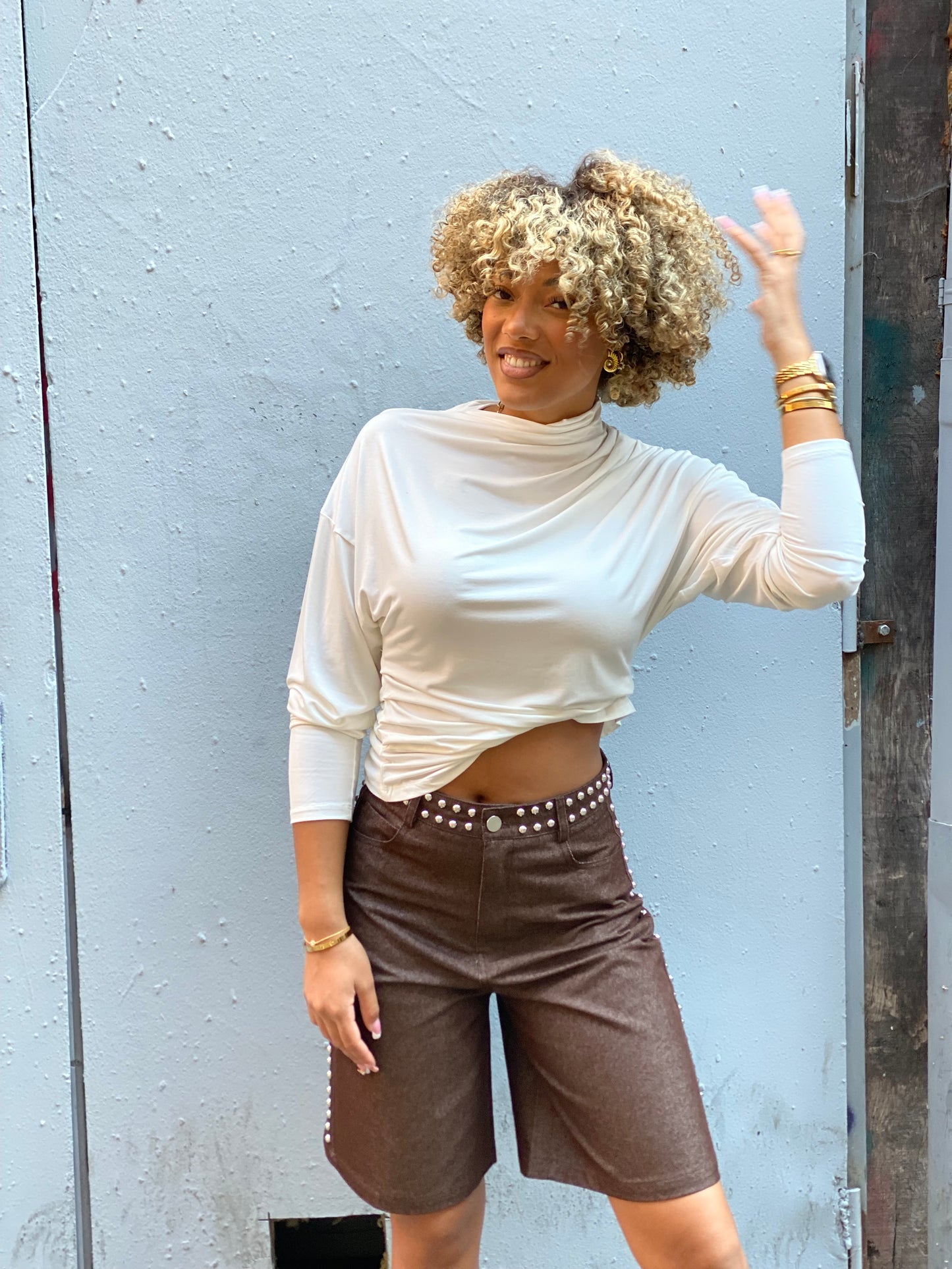 Blouse Kenza blanche