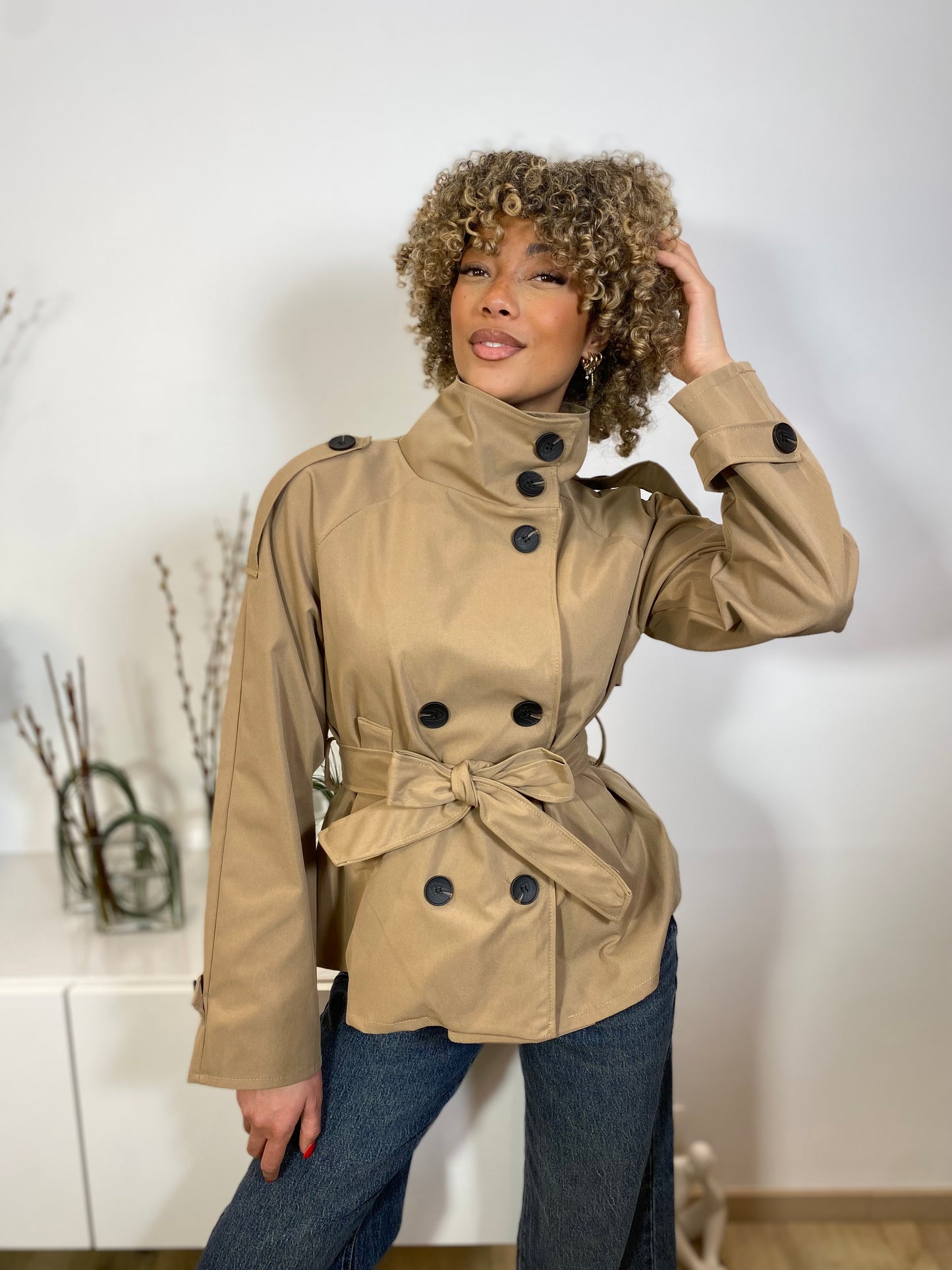 Trench seyne beige