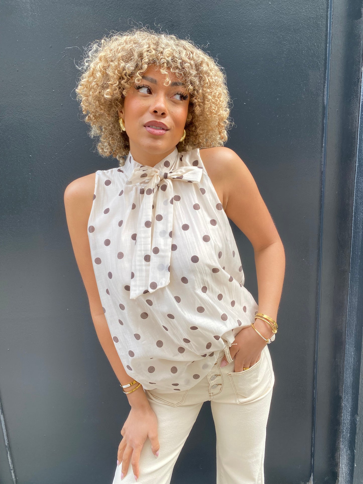 Blouse Zia beige