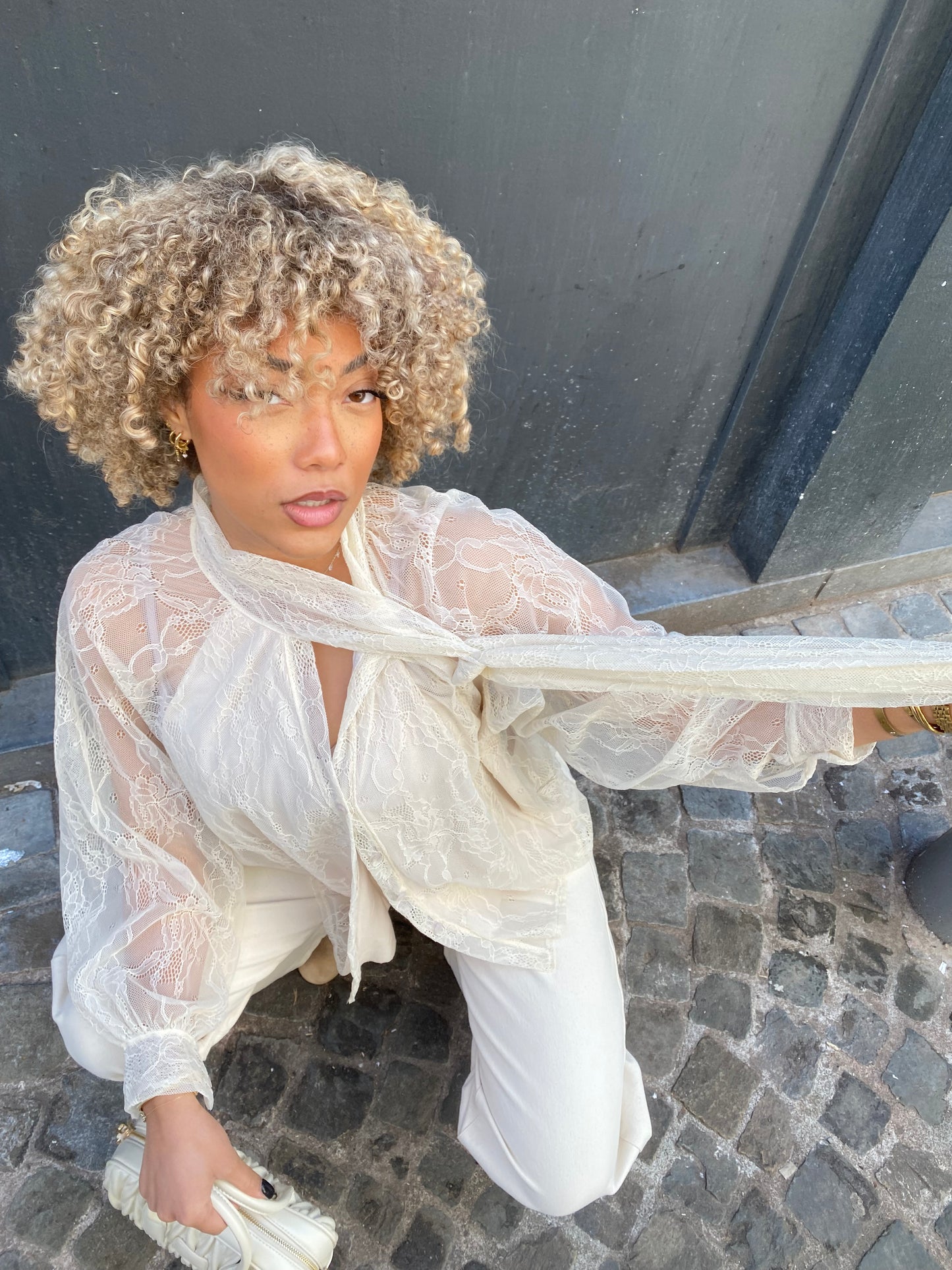 Chemise Nadine beige