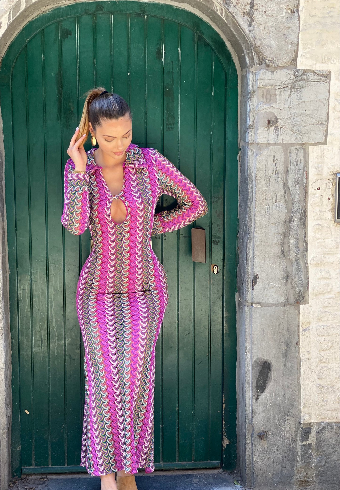 Robe Éva mauve