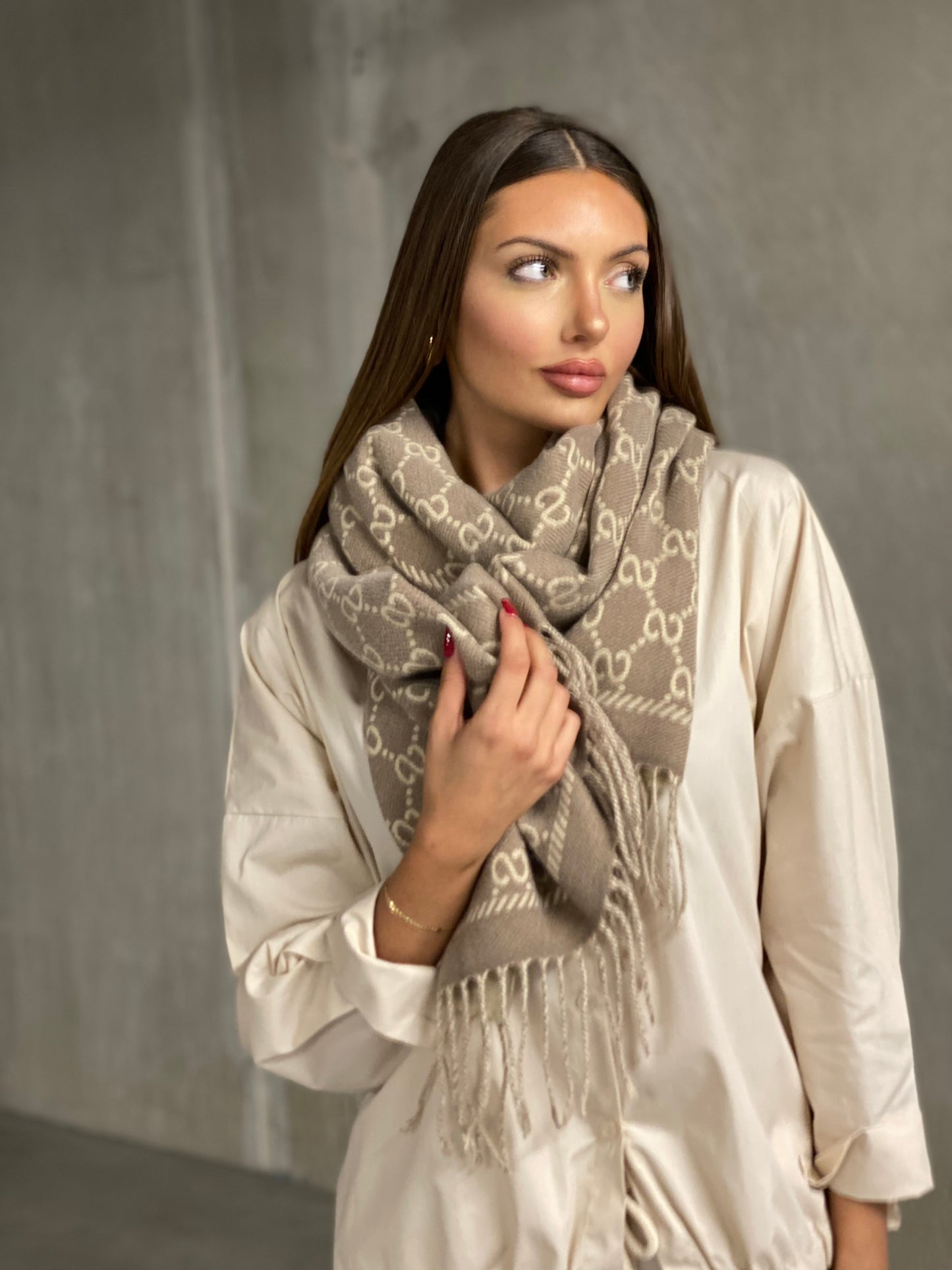 Écharpes beige