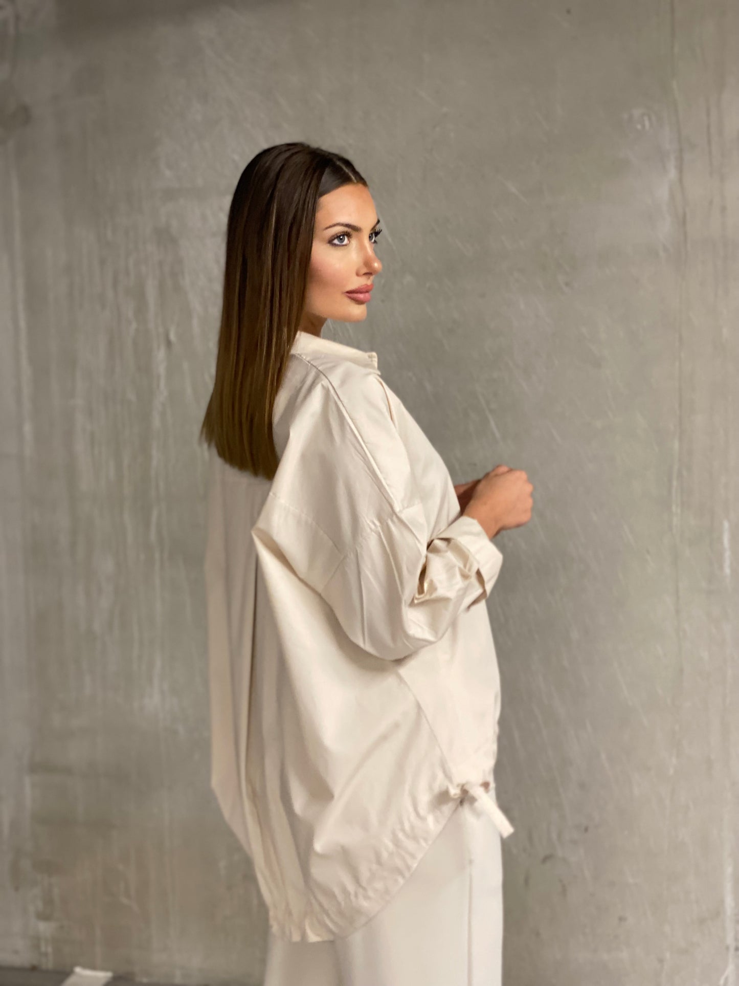 Chemise aurélie beige