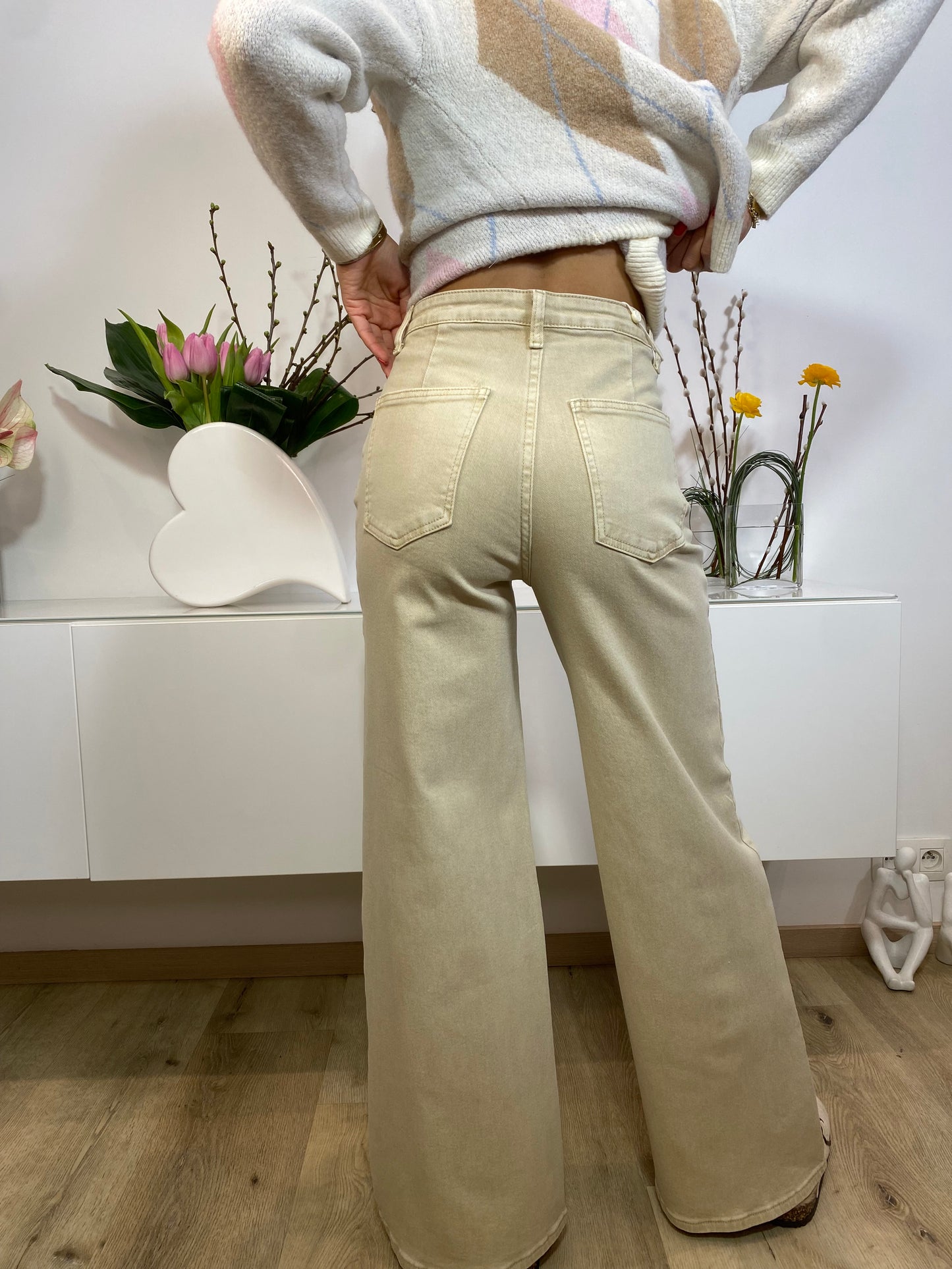 Jeans hanny beige