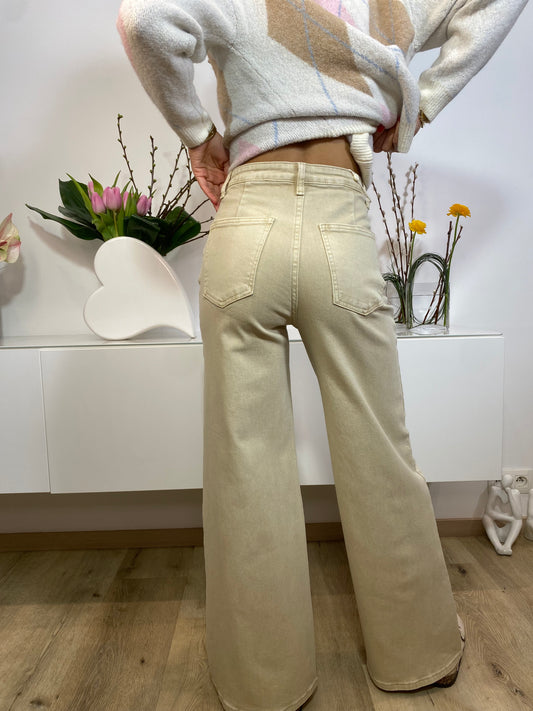 Jeans hanny beige