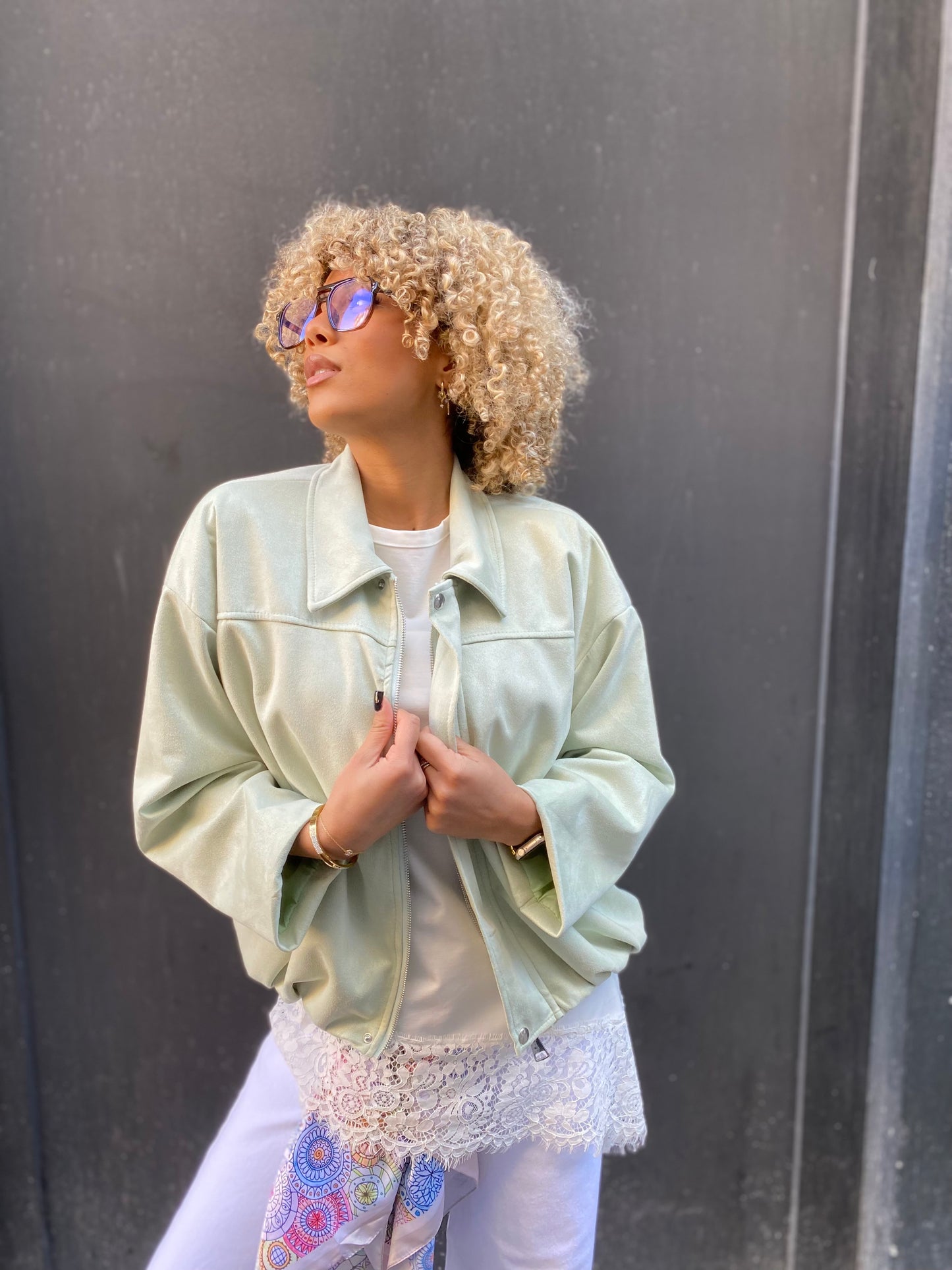 Veste Xuna menthe