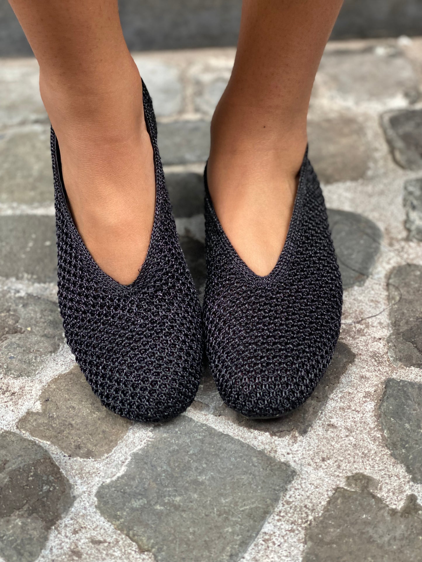 Ballerine, pressée noire