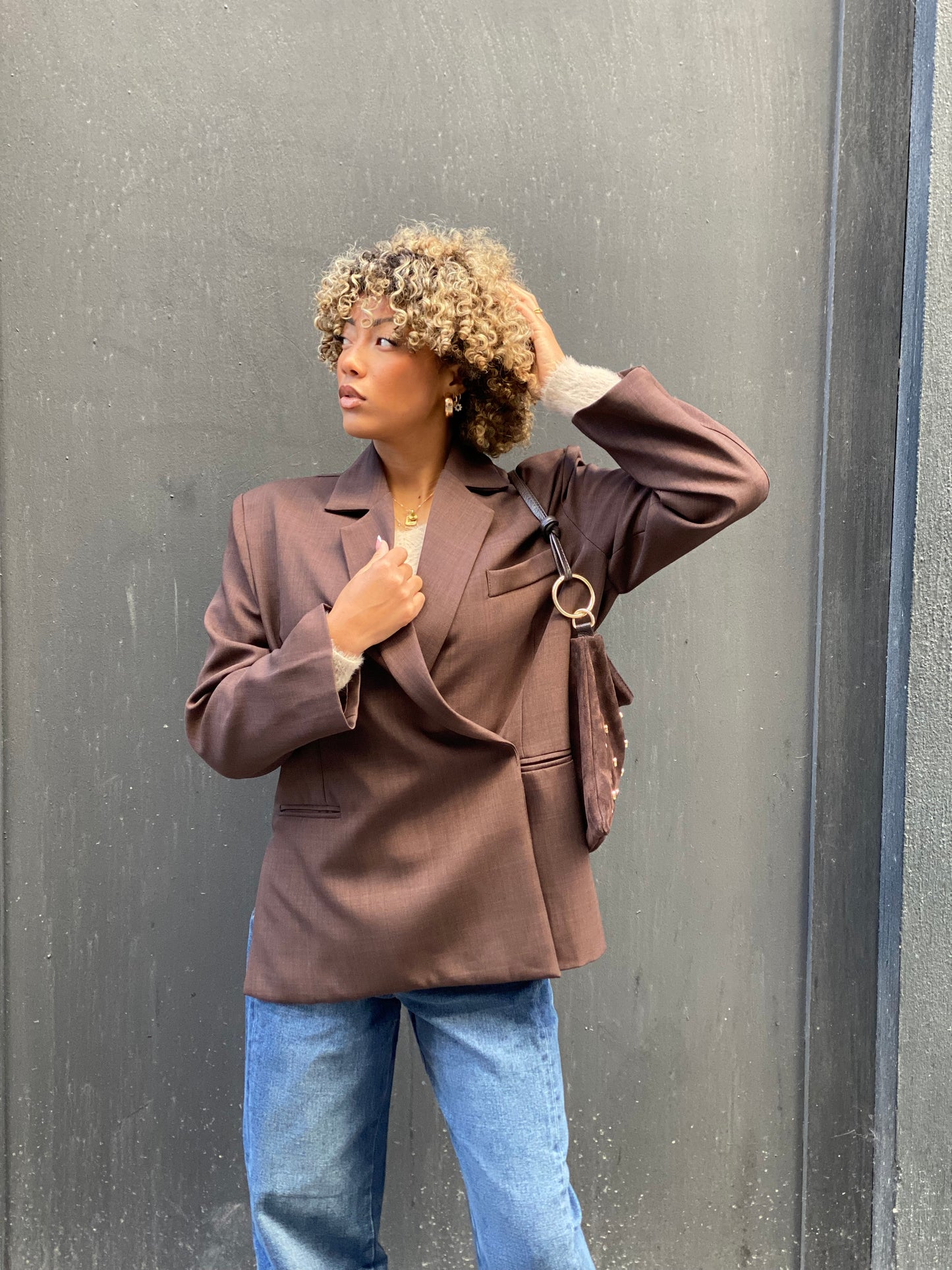 Blazer ivi brun