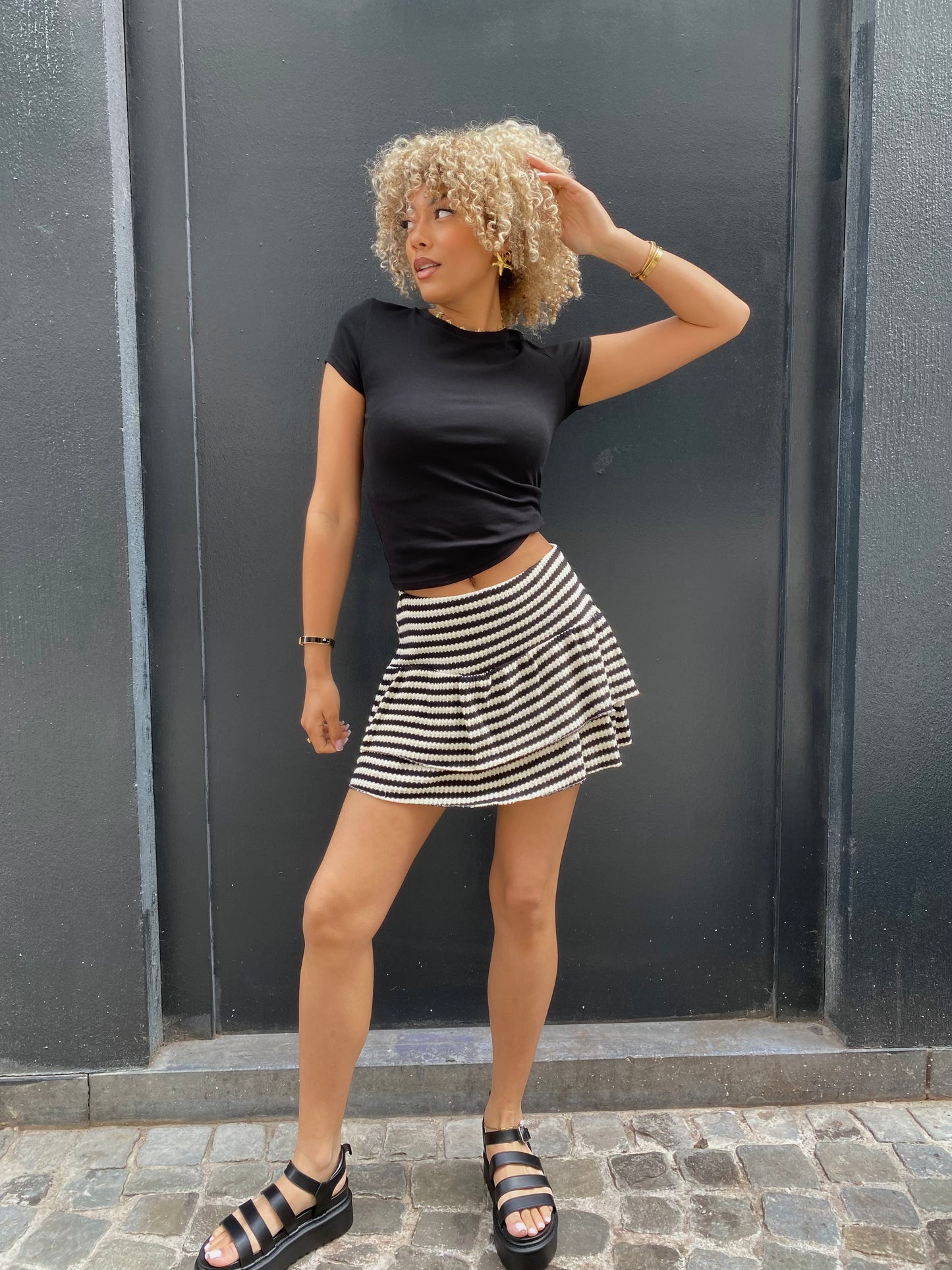 Jupe short marine