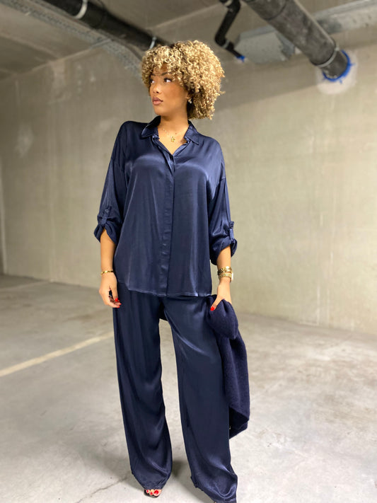 Pantalon Bella bleu