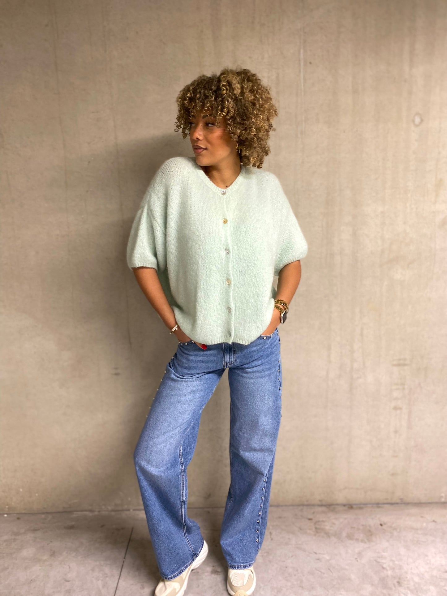 Pull Laura menthe