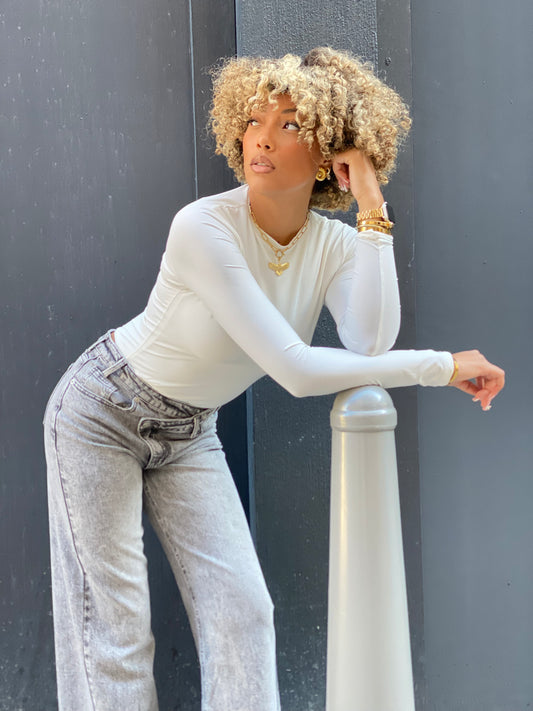 Jeans Zana gris