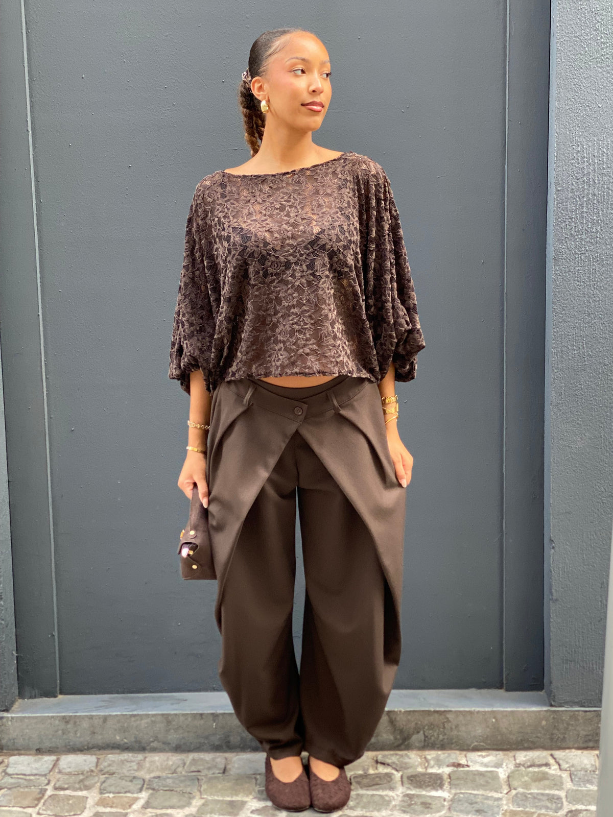 Pantalon large Zarah