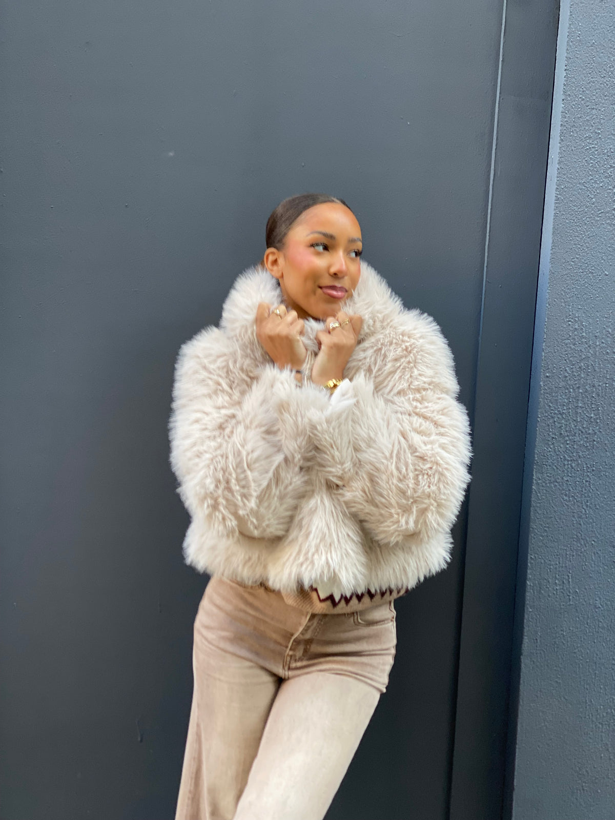 Veste capucine