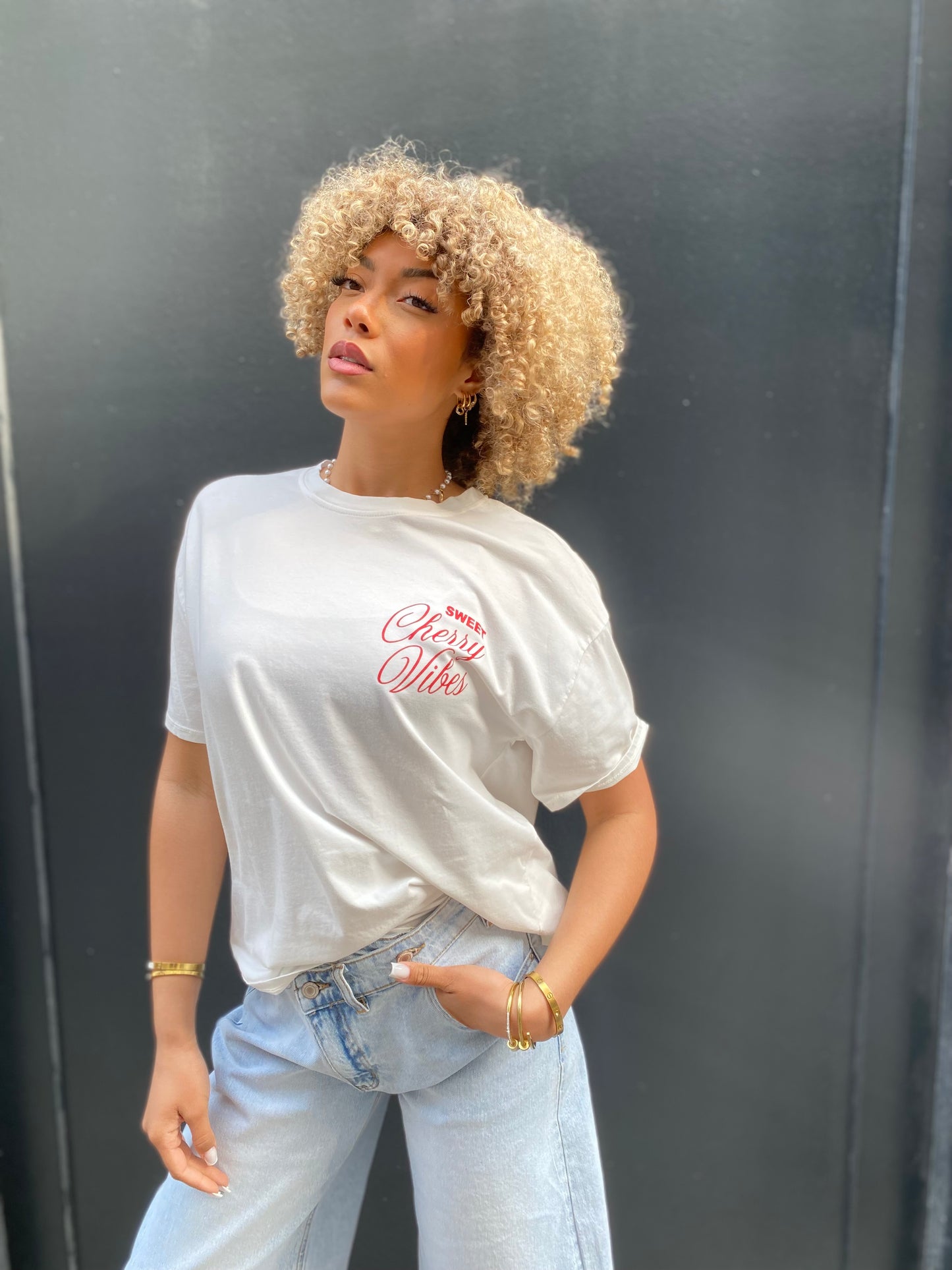 T-shirt cerise