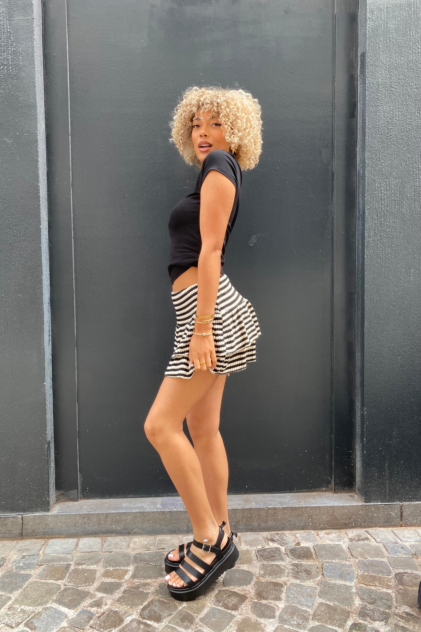 Jupe short marine