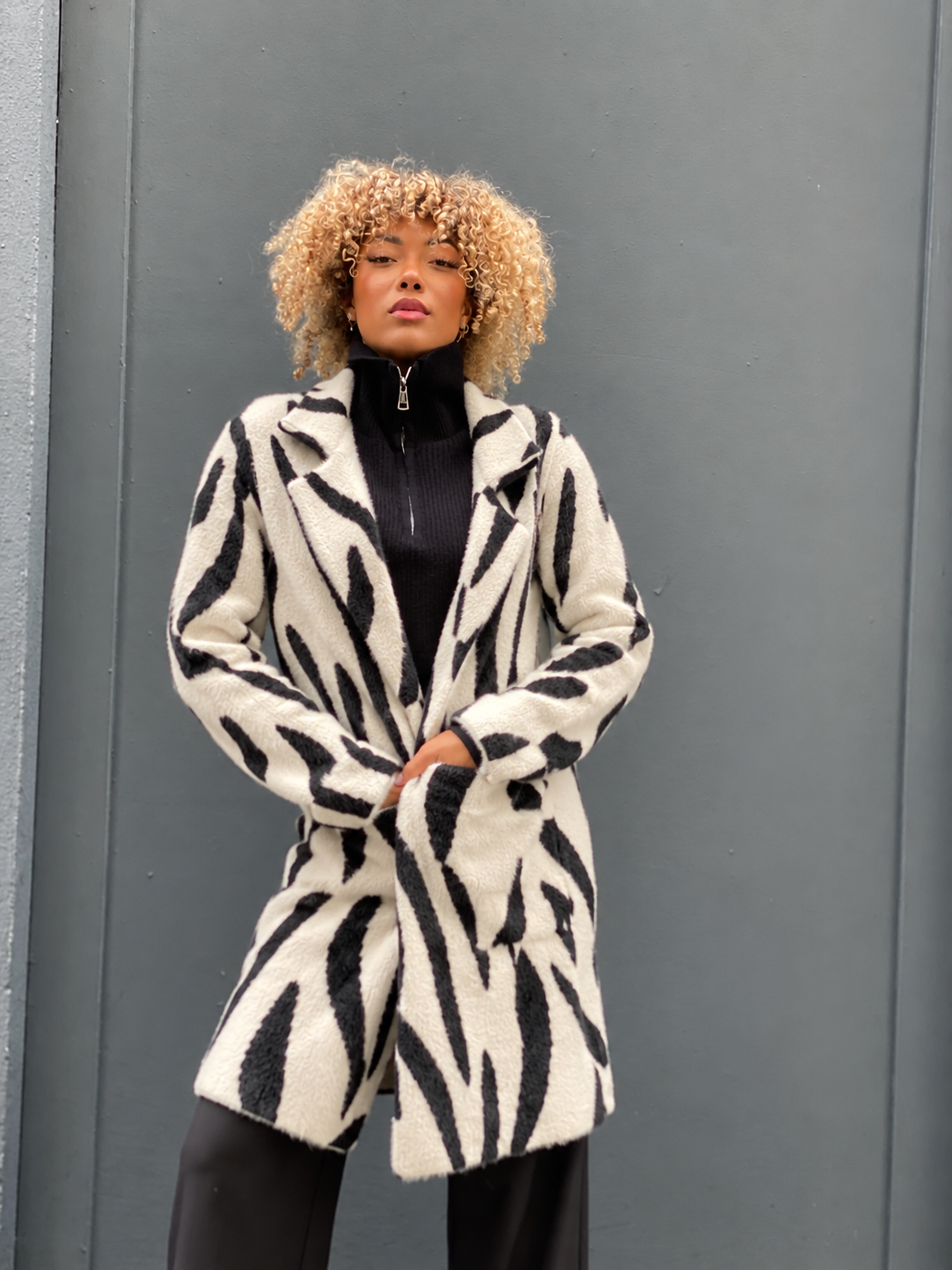Veste gilet zébra