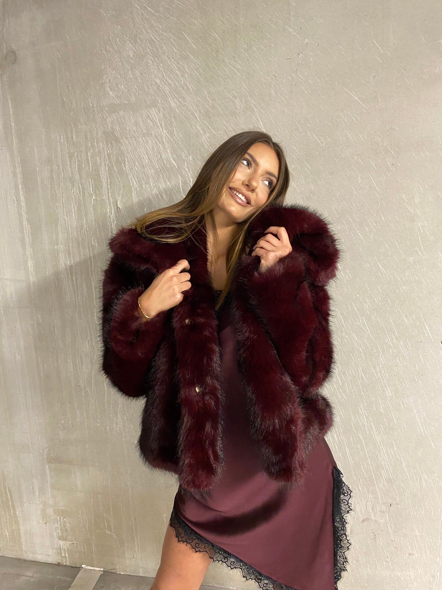 Manteau Fabi bordeaux