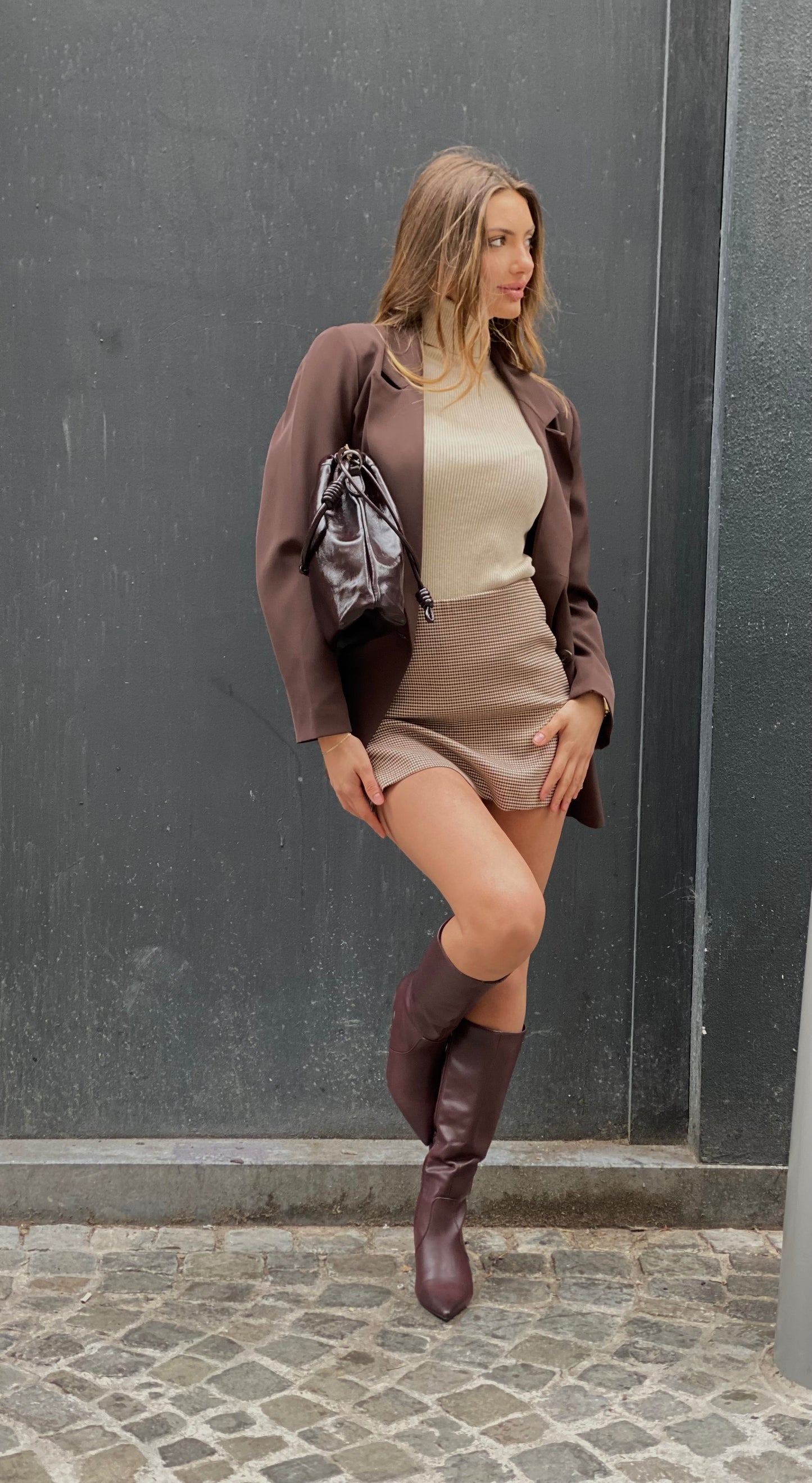 Blazer Iris brun